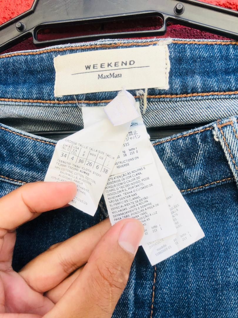 Japanese Brand × Vintage Vintage Max Mara Distressed Custom Travis Scott Style Size US 29 - 10 Thumbnail