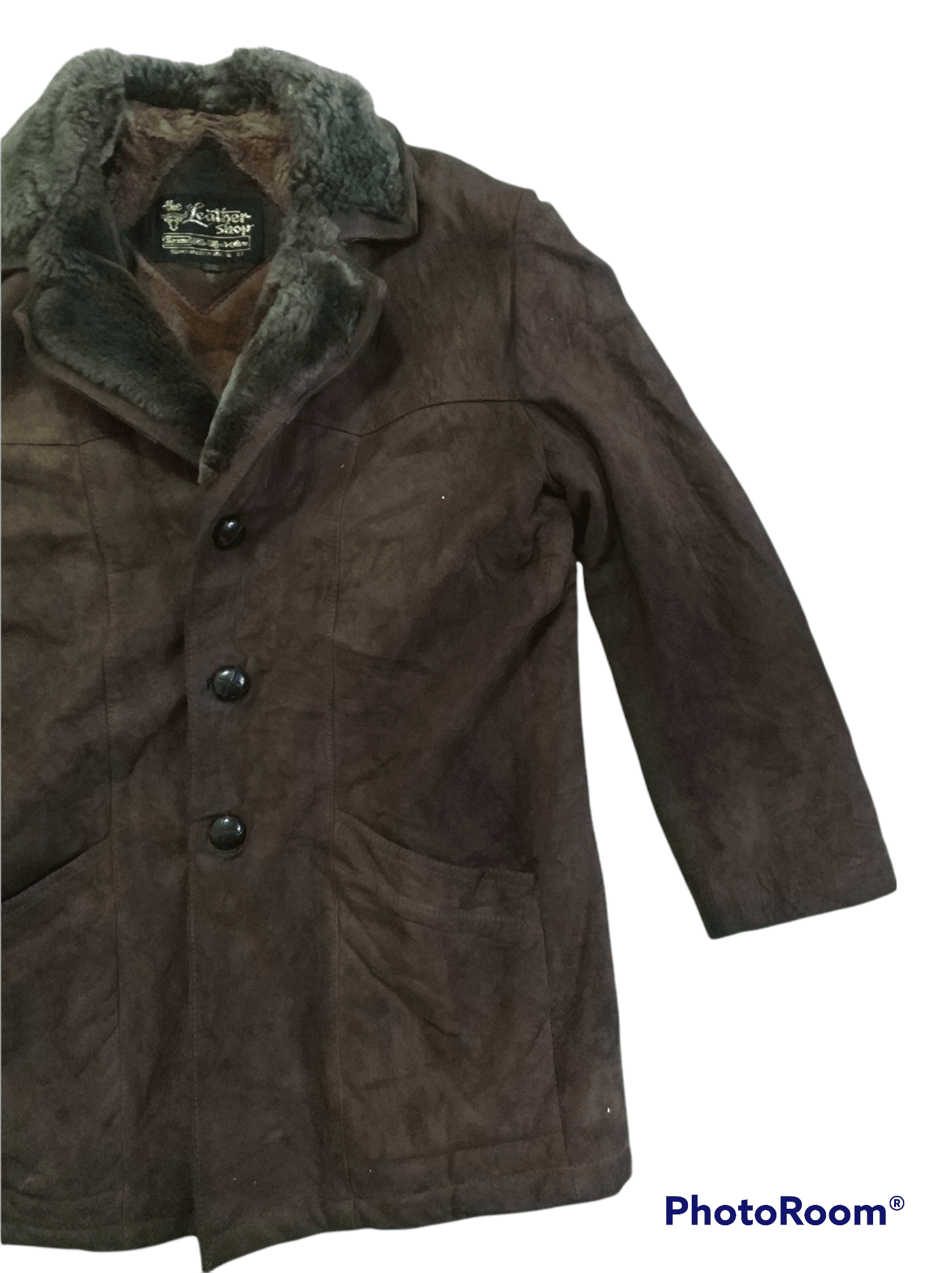 Other 🔥Distressed Seams Faux Fur Shearling Jackets Size US S / EU 44-46 / 1 - 3 Thumbnail