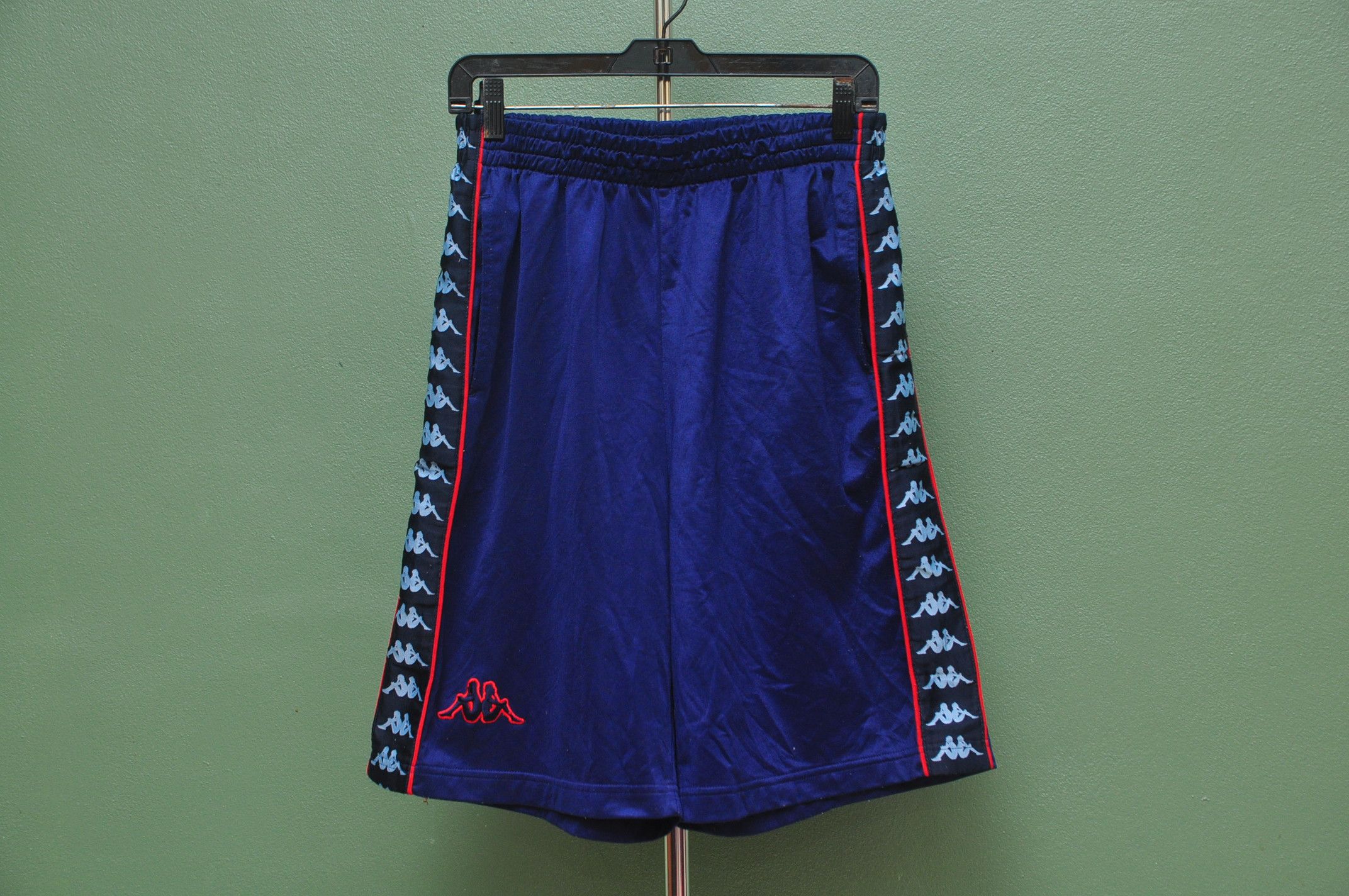 image of Kappa Big Logo Short Pant in Dark Blue, Men's (Size 31)