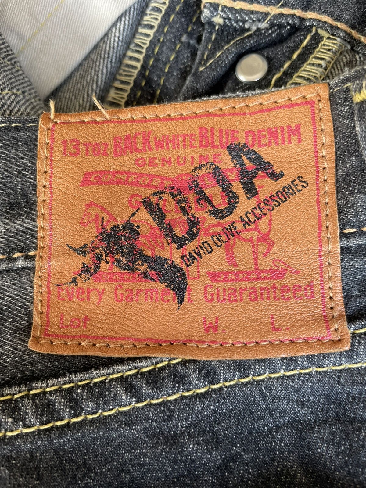 Japanese Brand David Olive Accessories Aging Custom Denim Size US 34 / EU 50 - 14 Thumbnail