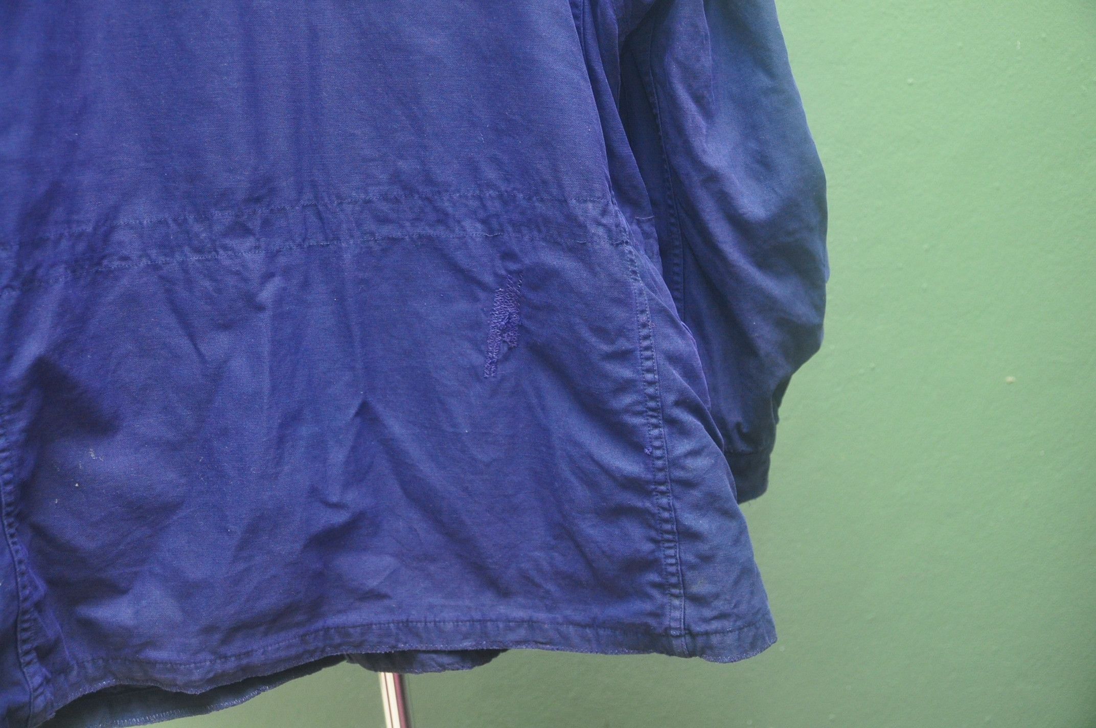 Japanese Brand × Vintage Vintage Army Military Blue Navy Designer Fashion Jacket Size US L / EU 52-54 / 3 - 4 Thumbnail
