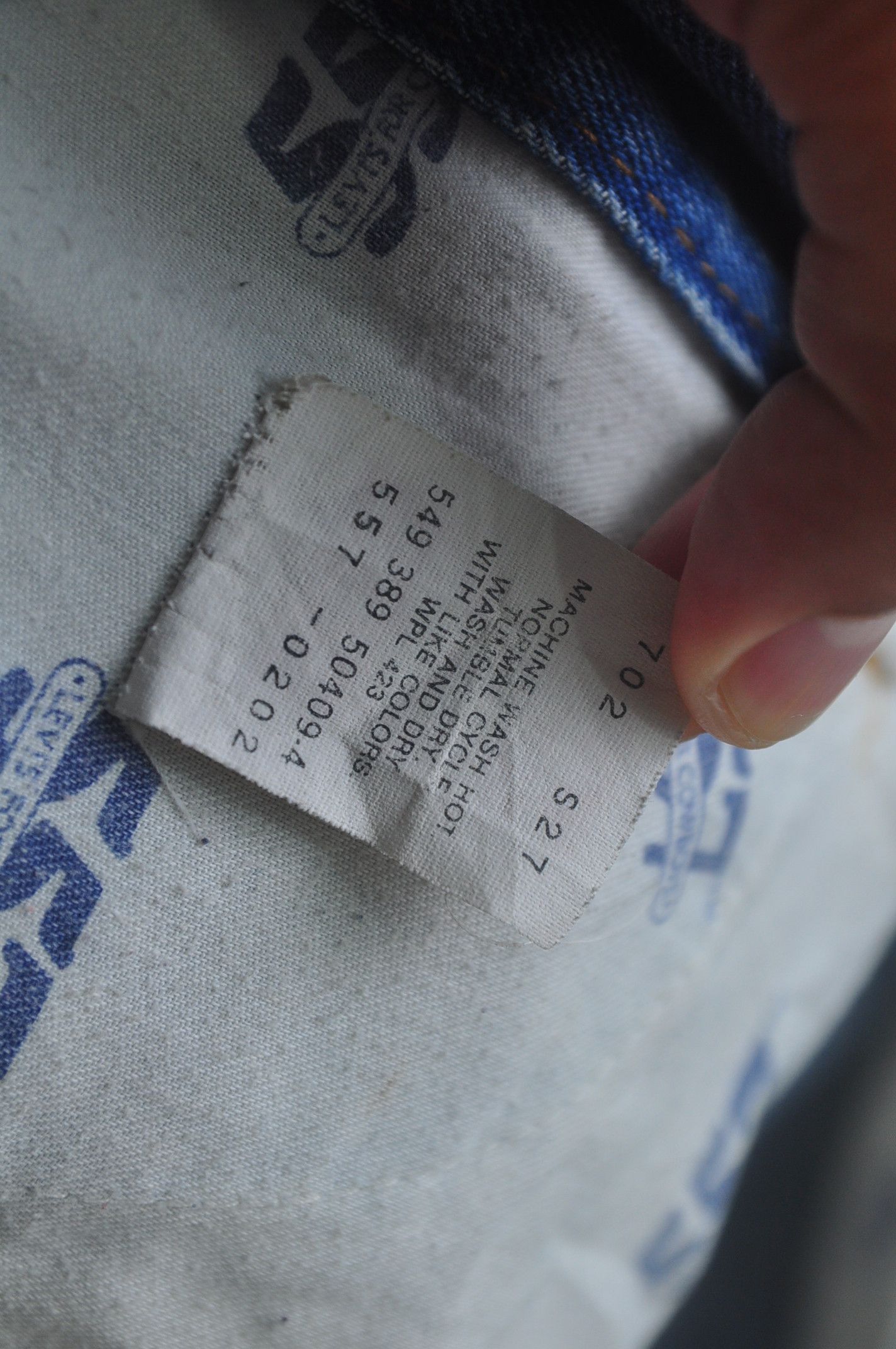 Japanese Brand × Vintage Vintage Levis Distressed Jeans Designer Fashion Style Size US 32 / EU 48 - 14 Thumbnail