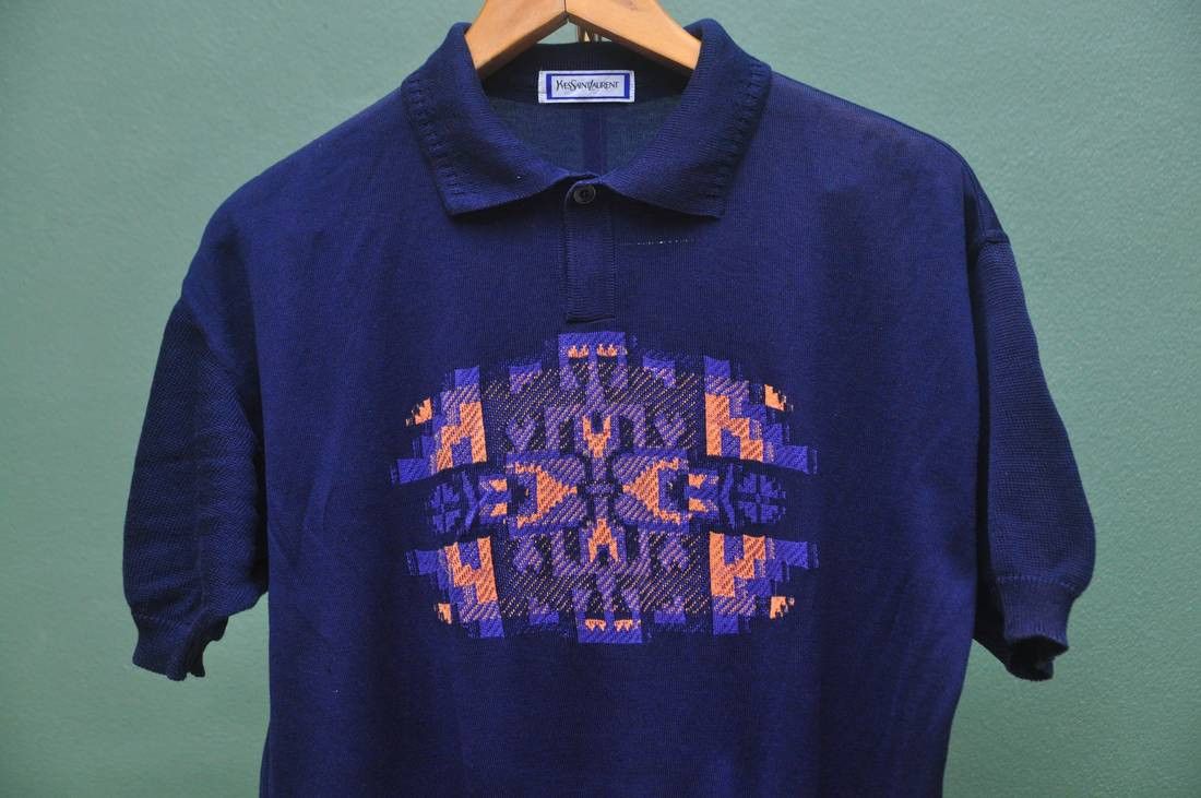 Designer × Vintage × Yves Saint Laurent Vintage YSL Yves Saint Lauren Designer Fashion Style Shirt Size US M / EU 48-50 / 2 - 3 Thumbnail