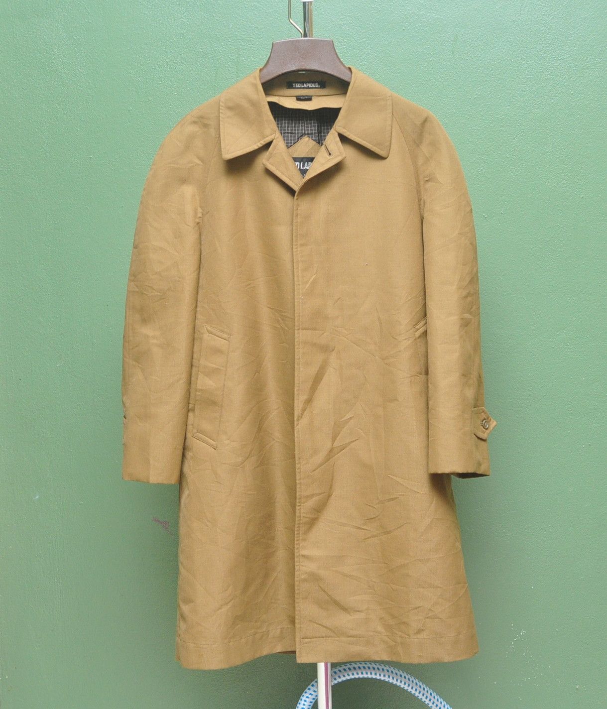 Vintage Ted Lapidus Designer Fashion Style Long Coat