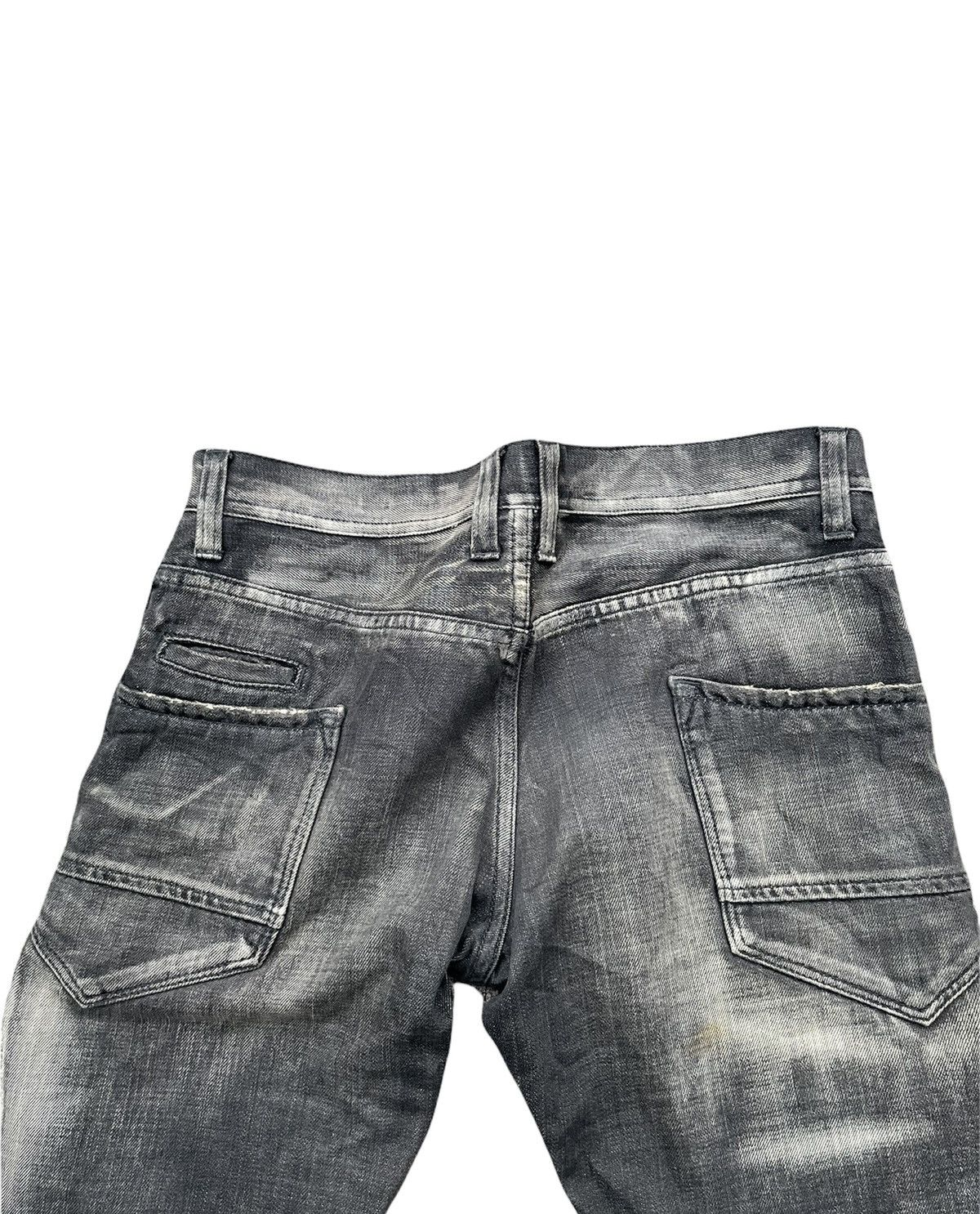 Japanese Brand Plag Aging Wash & Rework Zig Zag Denim Size US 32 / EU 48 - 9 Thumbnail