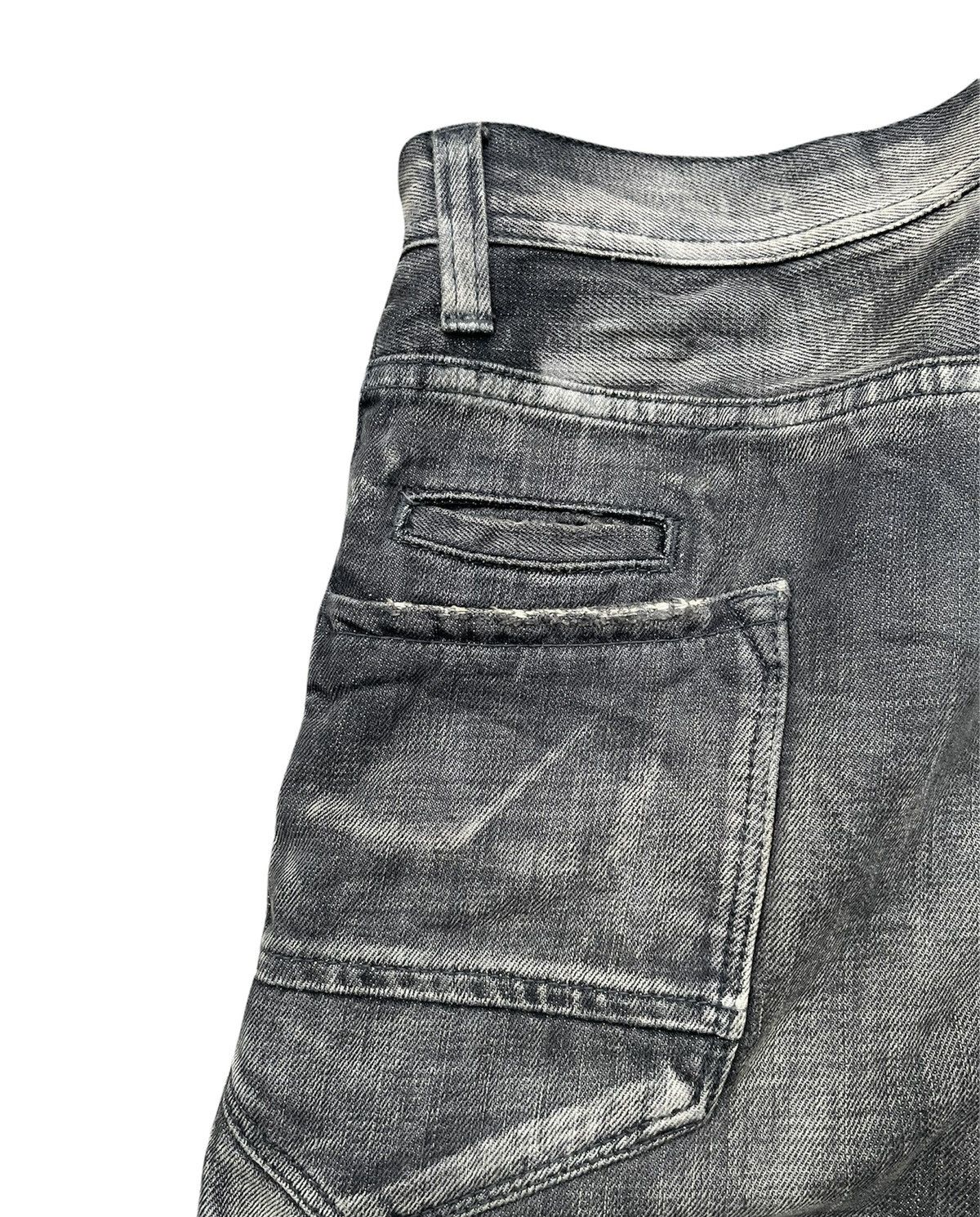 Japanese Brand Plag Aging Wash & Rework Zig Zag Denim Size US 32 / EU 48 - 11 Thumbnail
