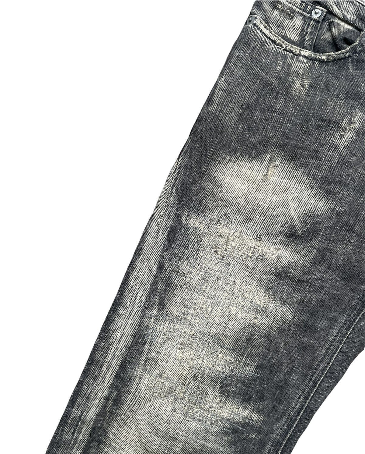 Japanese Brand Plag Aging Wash & Rework Zig Zag Denim Size US 32 / EU 48 - 4 Thumbnail