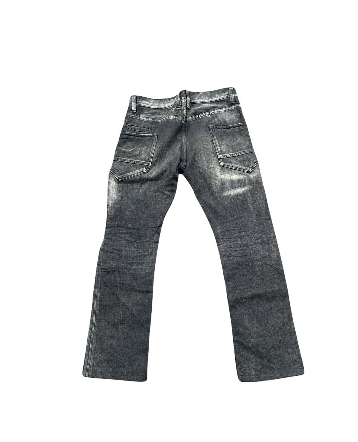 Japanese Brand Plag Aging Wash & Rework Zig Zag Denim Size US 32 / EU 48 - 7 Thumbnail