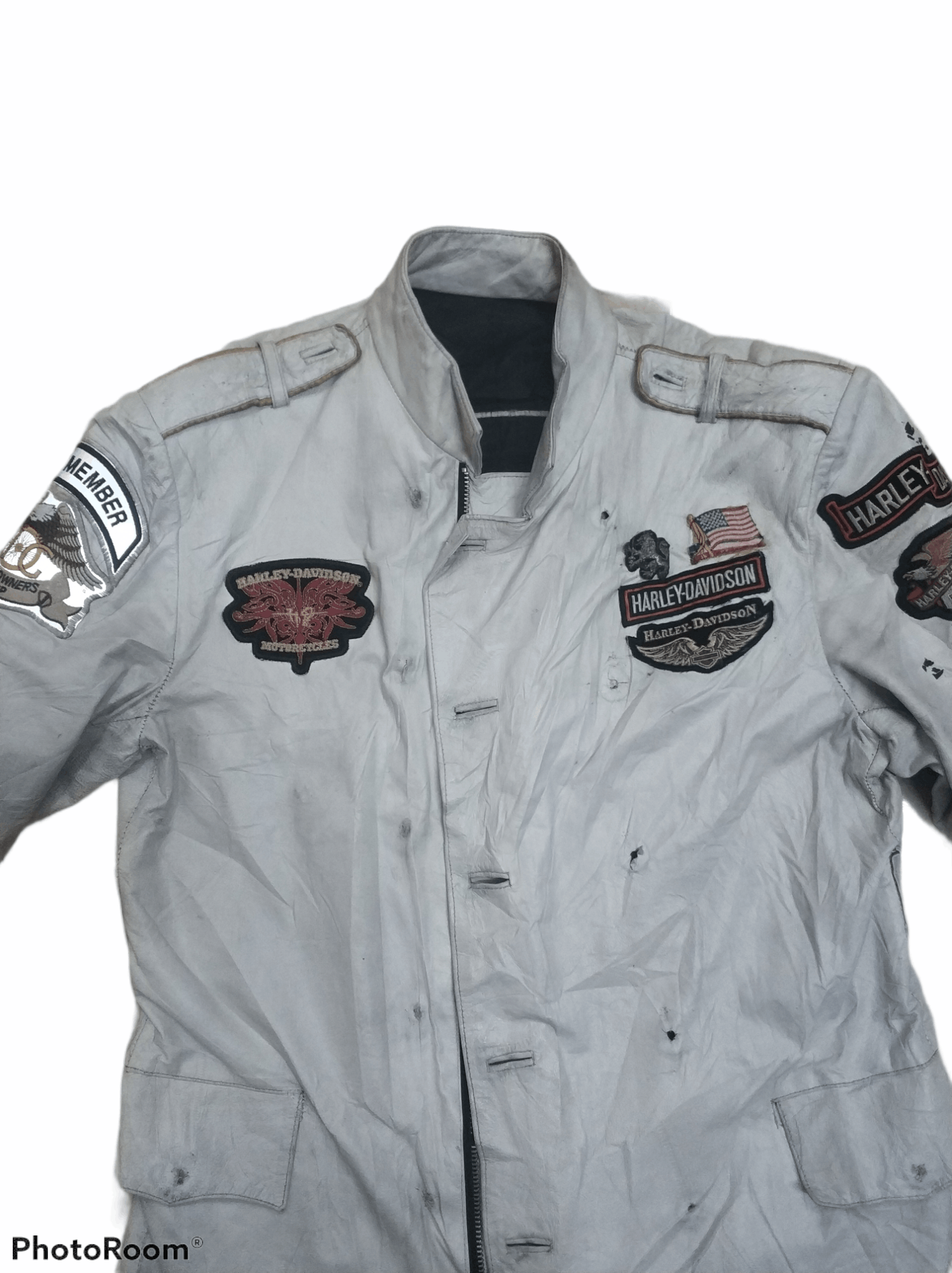 Harley Davidson 🔥Rare Vintage Harley Davidson Pilot Jacket Size US S / EU 44-46 / 1 - 6 Thumbnail
