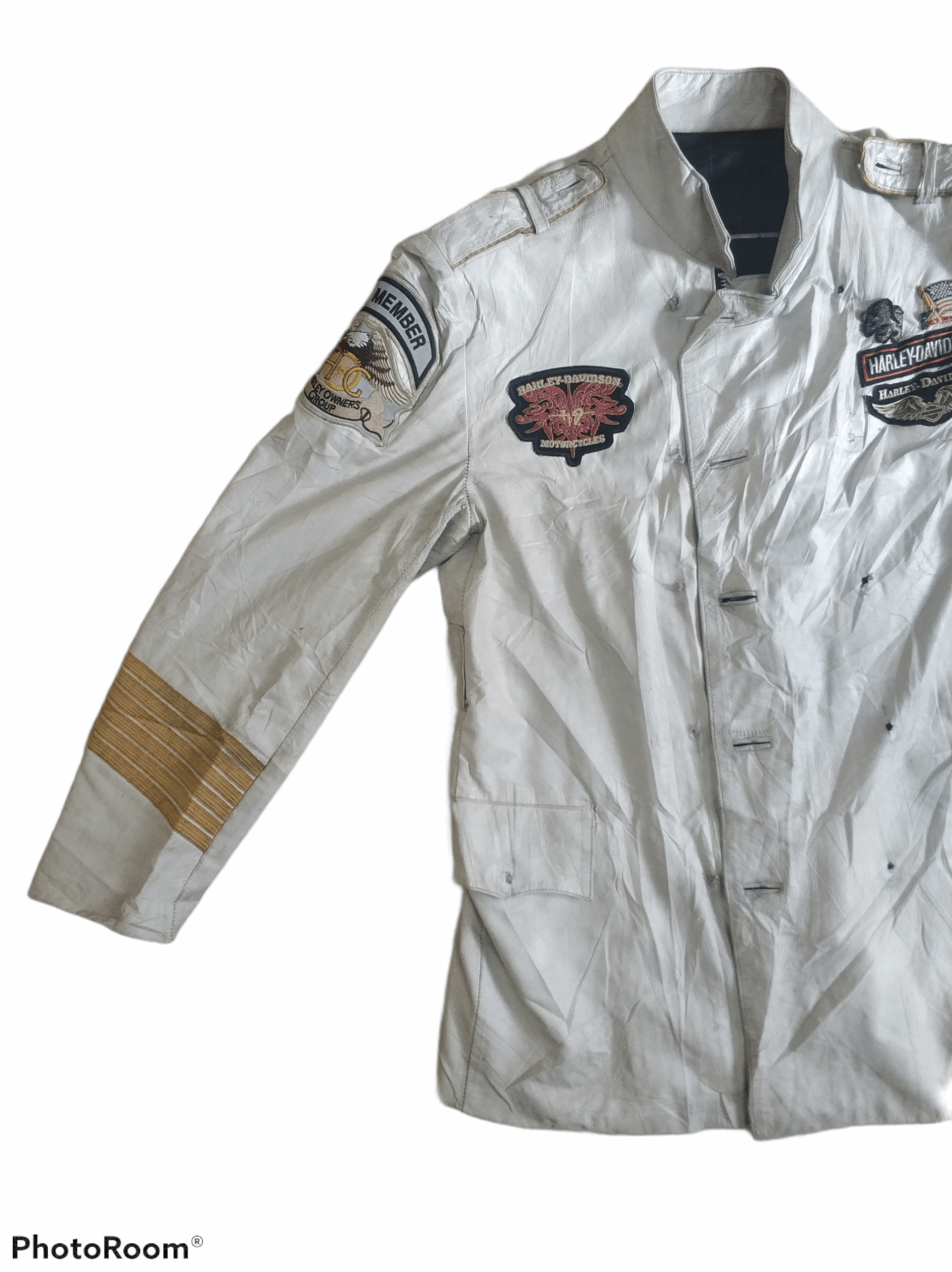 Harley Davidson 🔥Rare Vintage Harley Davidson Pilot Jacket Size US S / EU 44-46 / 1 - 9 Thumbnail