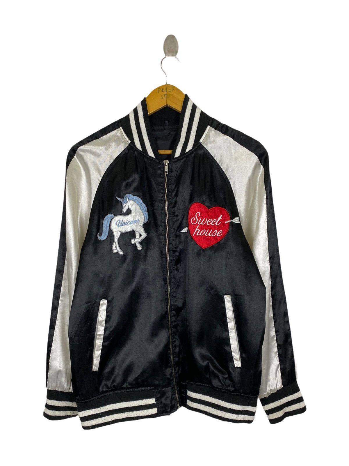Japanese Brand × Vintage GK146 VINTAGE SUKAJAN JACKET NICE DESIGN Size US M / EU 48-50 / 2 - 1 Thumbnail