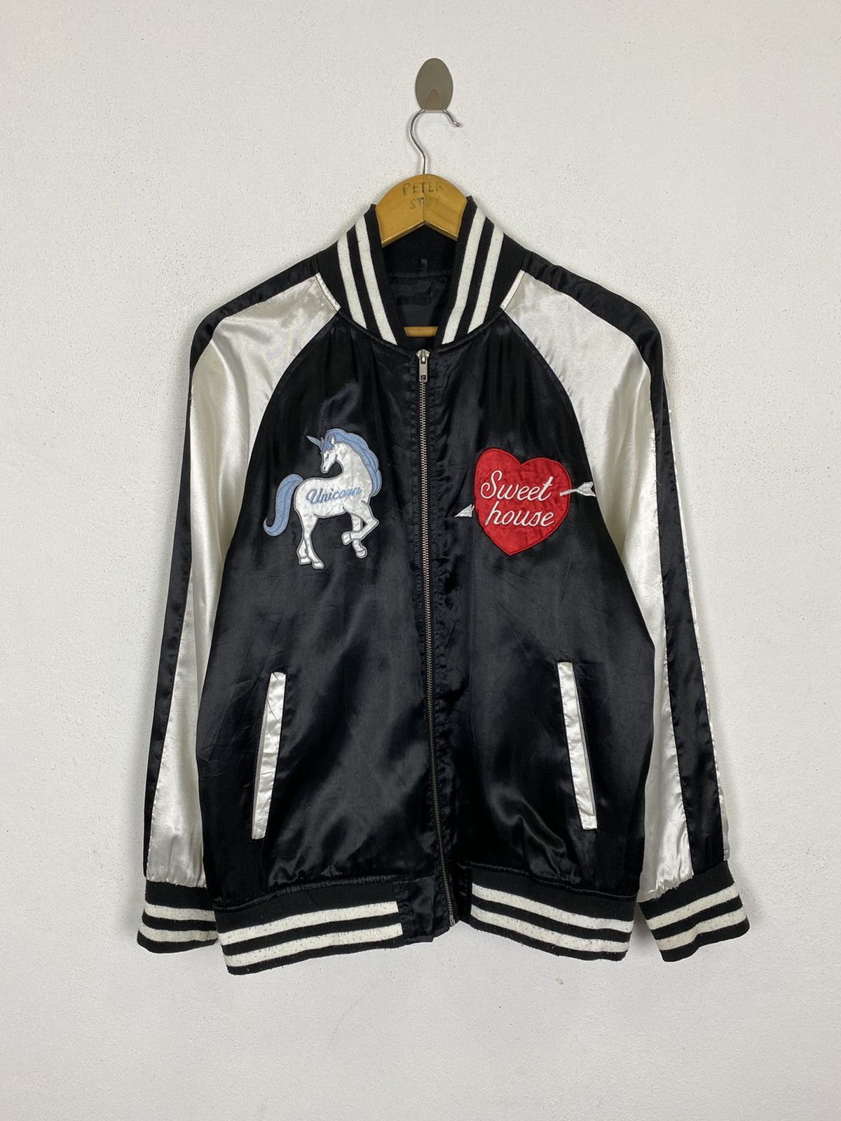Japanese Brand × Vintage GK146 VINTAGE SUKAJAN JACKET NICE DESIGN Size US M / EU 48-50 / 2 - 2 Thumbnail