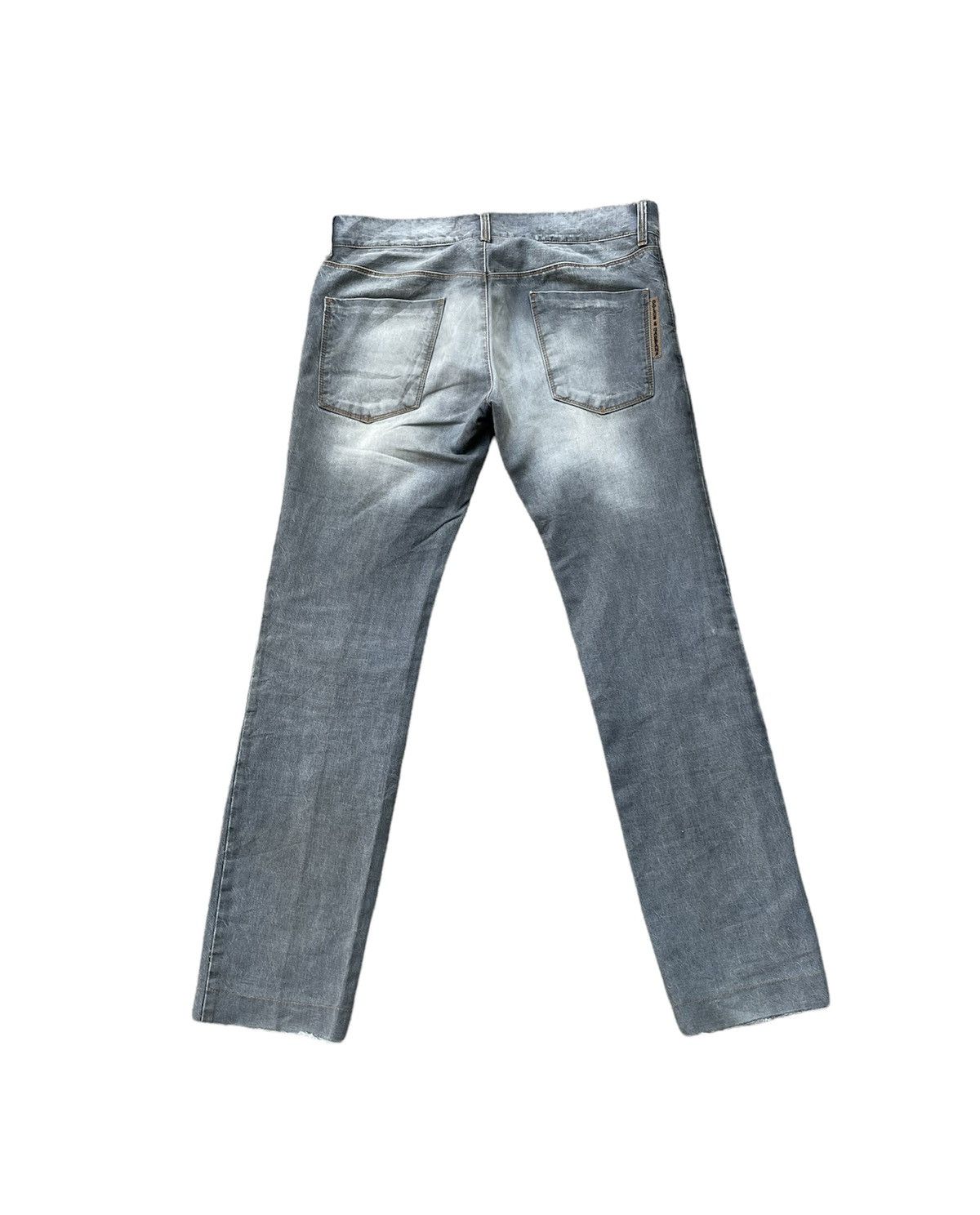 Designer Dolce & Gabbana 14 gold Vintage Aging faded Wash Denim Size US 34 / EU 50 - 9 Thumbnail