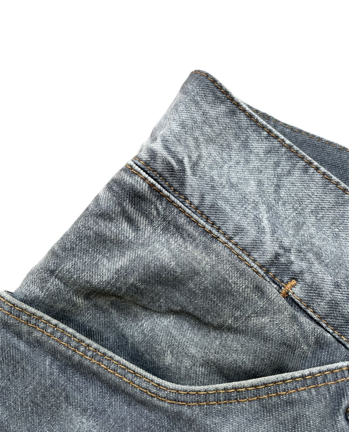 Designer Dolce & Gabbana 14 gold Vintage Aging faded Wash Denim Size US 34 / EU 50 - 7 Thumbnail