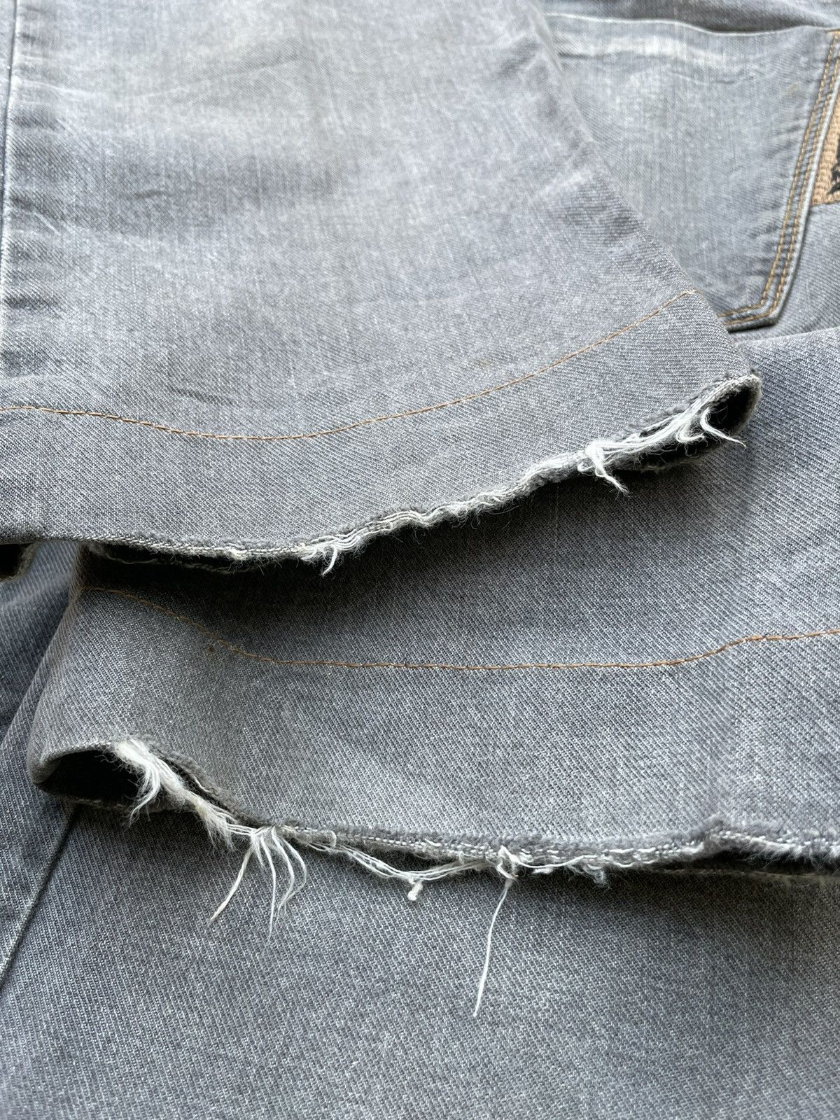 Designer Dolce & Gabbana 14 gold Vintage Aging faded Wash Denim Size US 34 / EU 50 - 14 Thumbnail