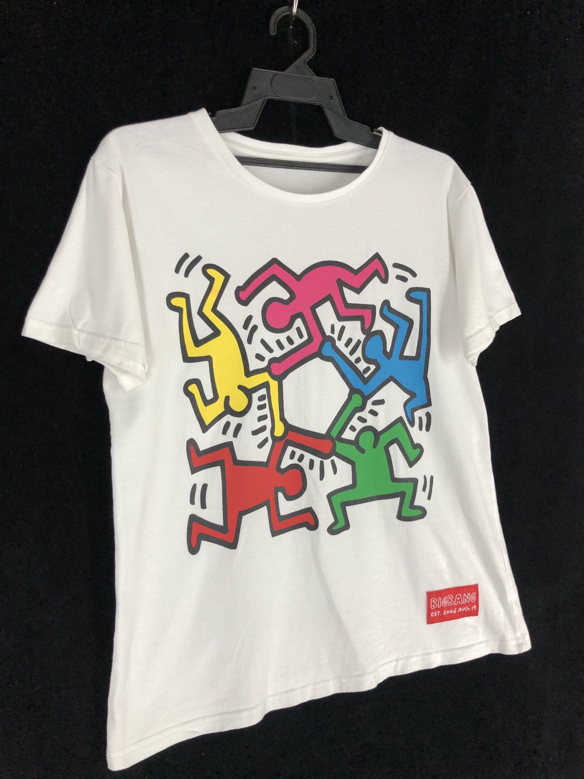Designer × Japanese Brand × Keith Haring Keith Haring x Big bang T shirt Art Graffiti Designer cw21 Size US M / EU 48-50 / 2 - 3 Thumbnail