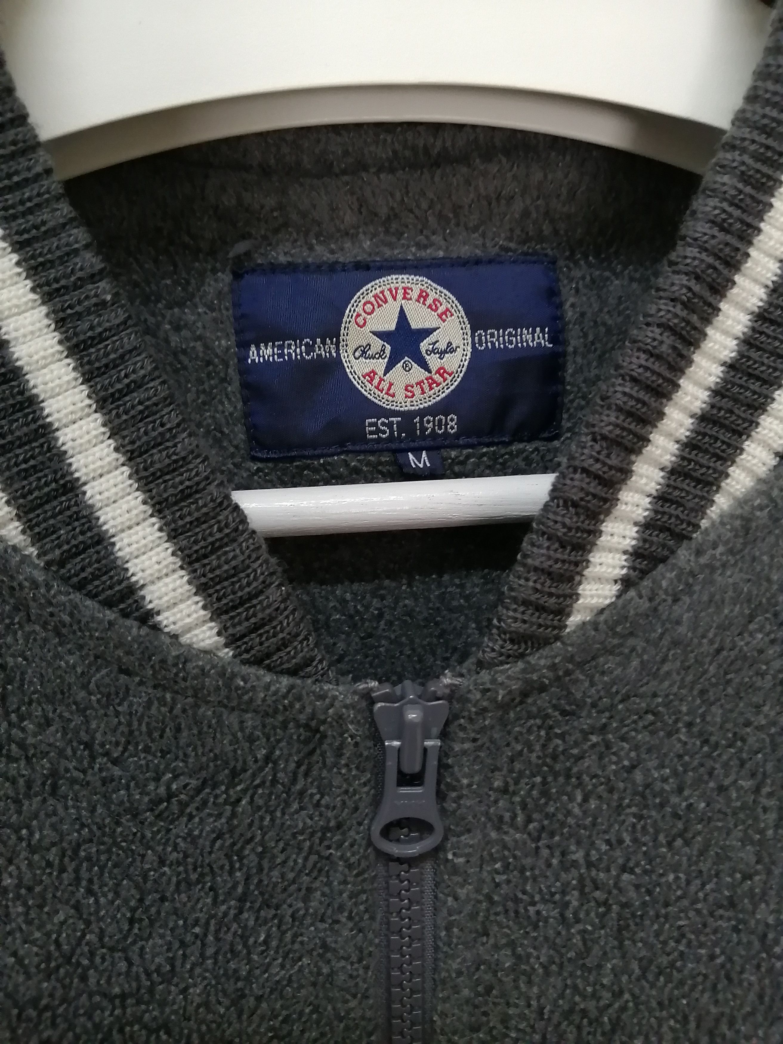 Converse CONVERSE Vintage Big Logo Varsity Jacket - Size M Size US M / EU 48-50 / 2 - 8 Thumbnail