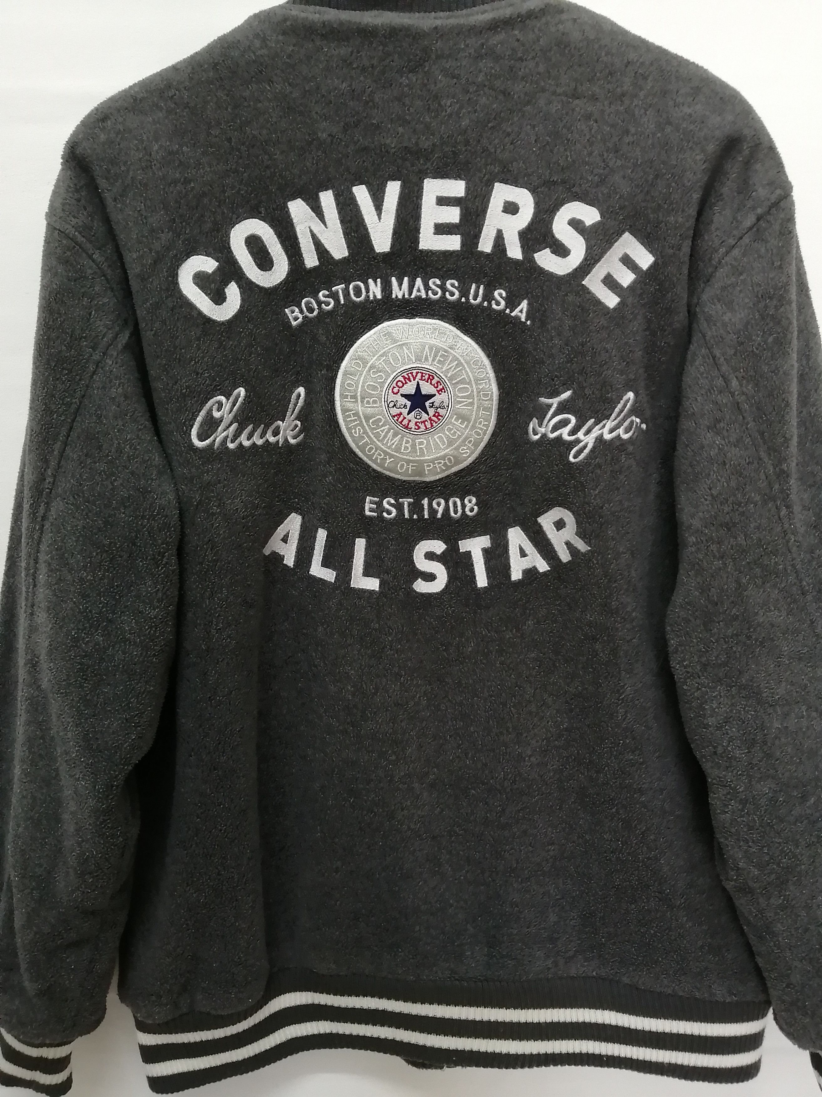 Converse CONVERSE Vintage Big Logo Varsity Jacket - Size M Size US M / EU 48-50 / 2 - 3 Thumbnail