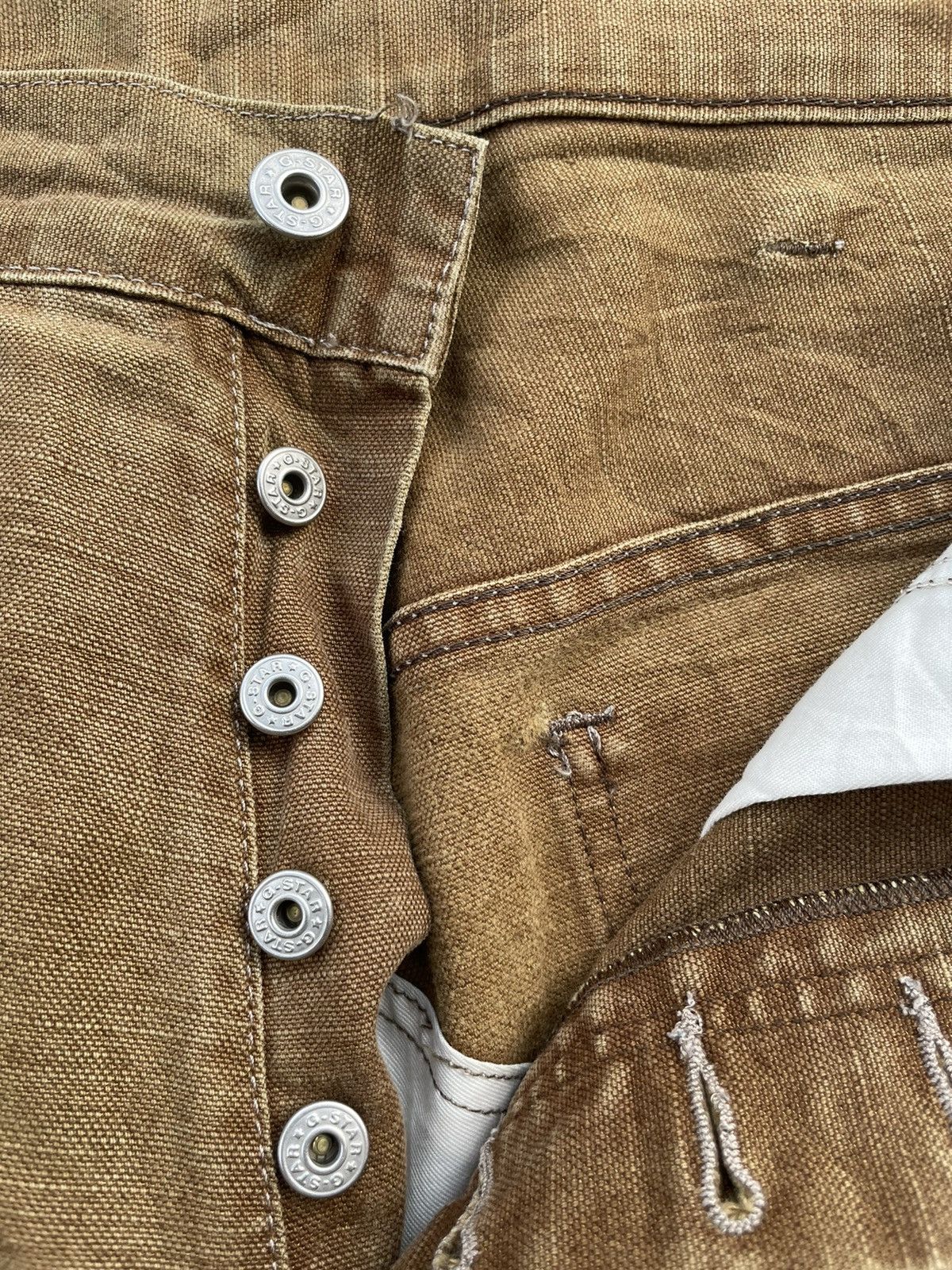 Designer × G-Star × Vintage G-Star Vintage Canvas Denim Size US 33 - 22 Thumbnail