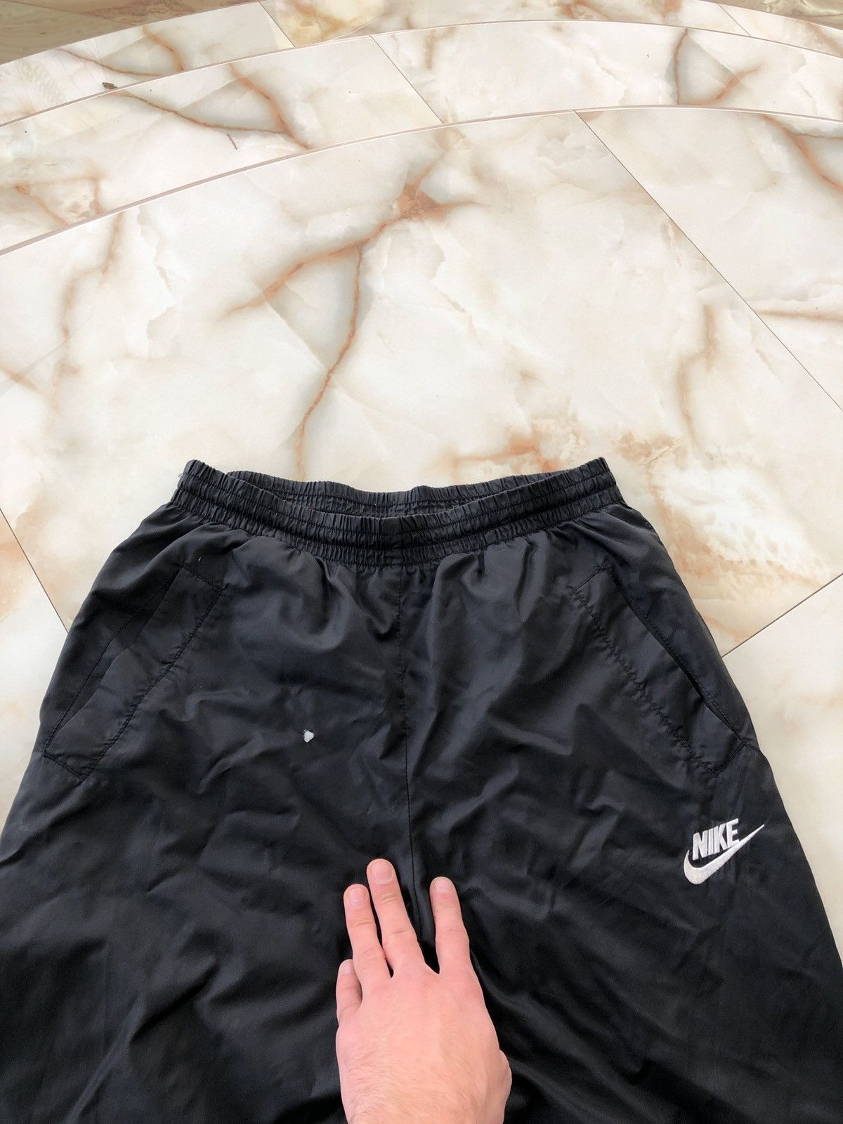 Nike × Nike ACG × Vintage 90s Vintage Nike Nylon Track Pants Size US 31 - 3 Thumbnail