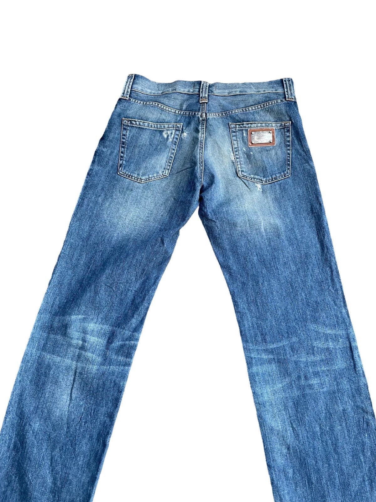 Dolce & Gabbana Vintage D&G Distressed Denim Size US 36 / EU 52 - 9 Thumbnail