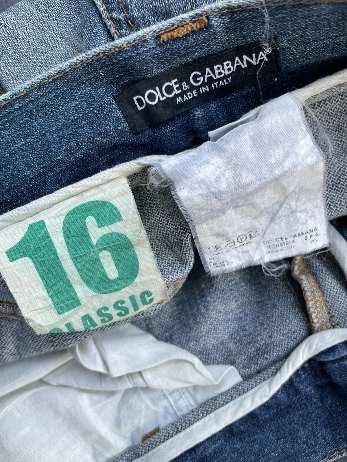 Dolce & Gabbana Vintage D&G Distressed Denim Size US 36 / EU 52 - 17 Thumbnail
