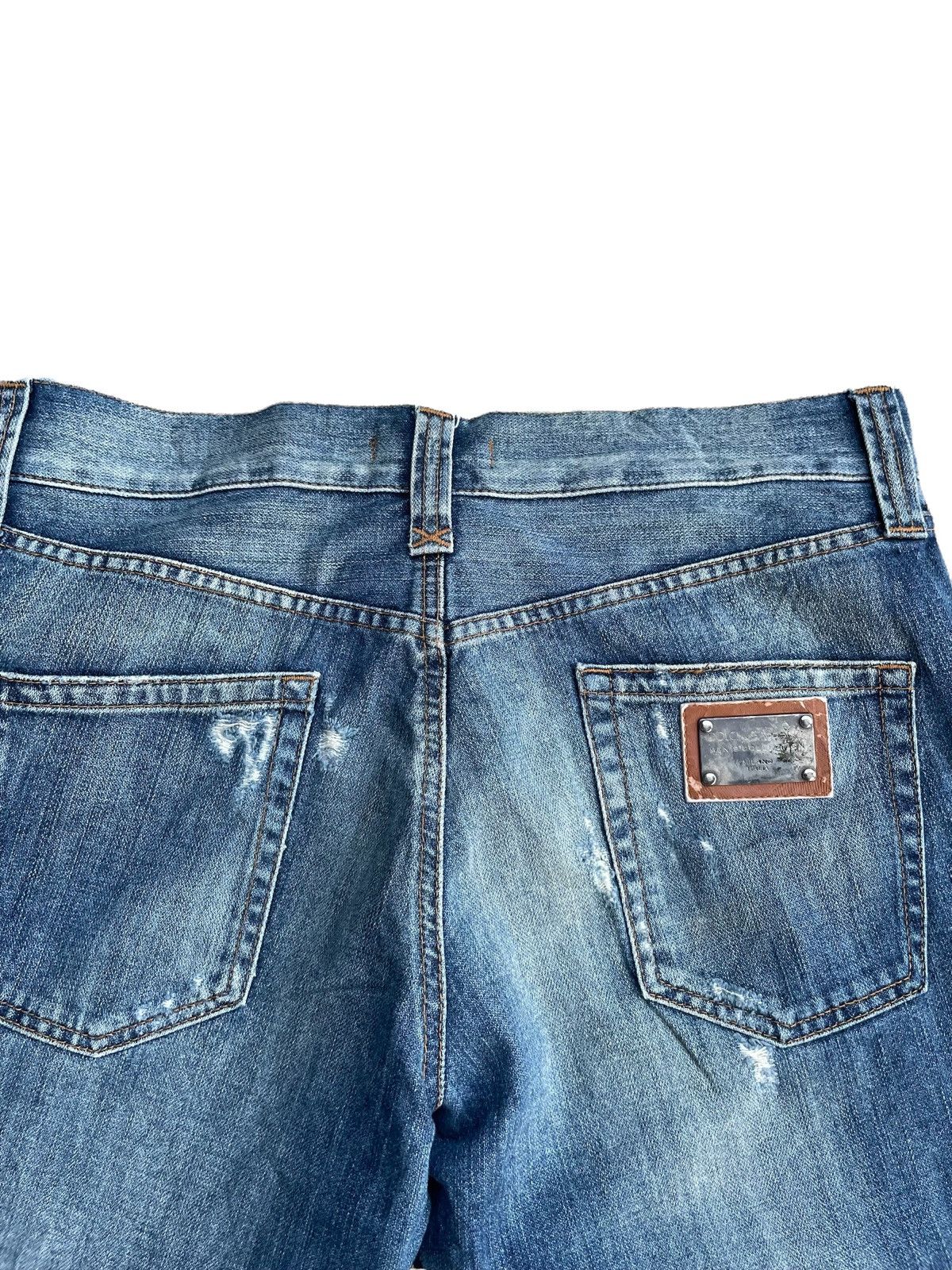 Dolce & Gabbana Vintage D&G Distressed Denim Size US 36 / EU 52 - 11 Thumbnail