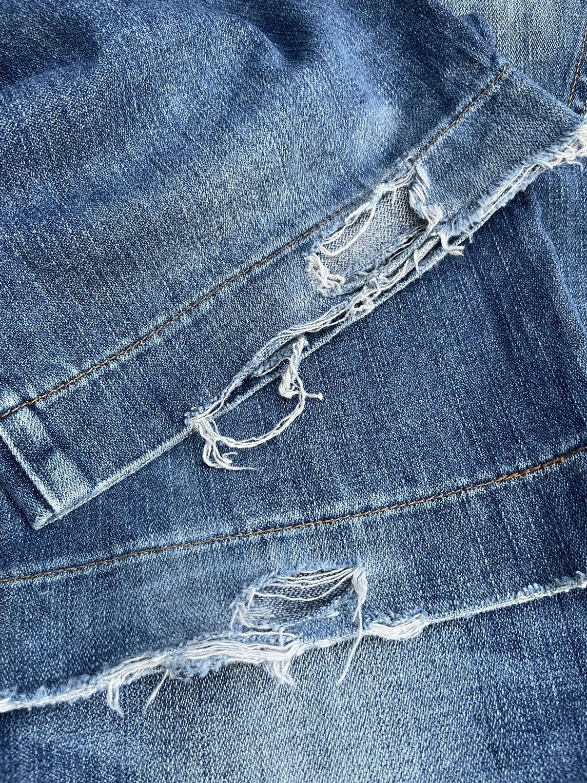 Dolce & Gabbana Vintage D&G Distressed Denim Size US 36 / EU 52 - 13 Thumbnail