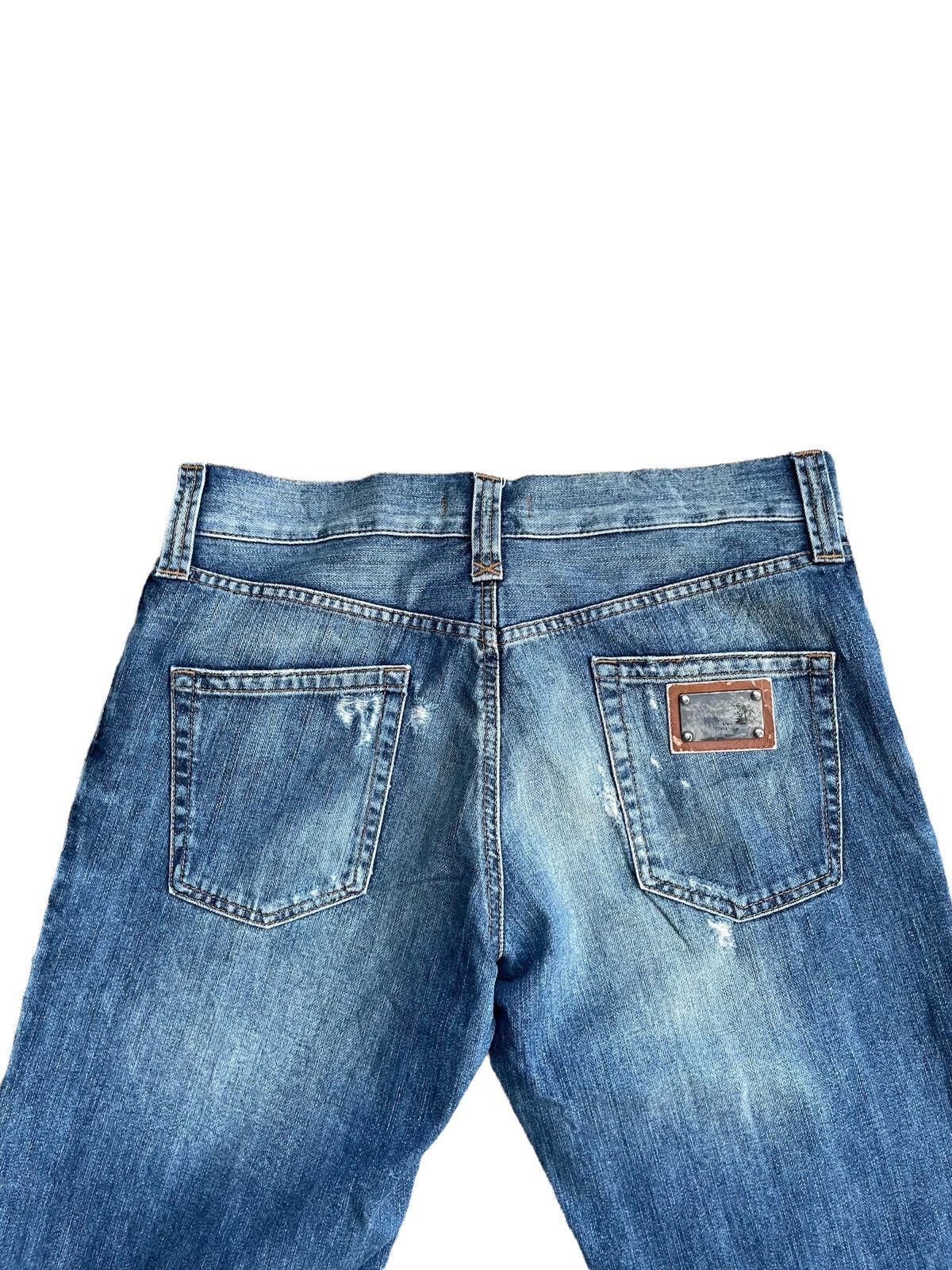 Dolce & Gabbana Vintage D&G Distressed Denim Size US 36 / EU 52 - 10 Thumbnail