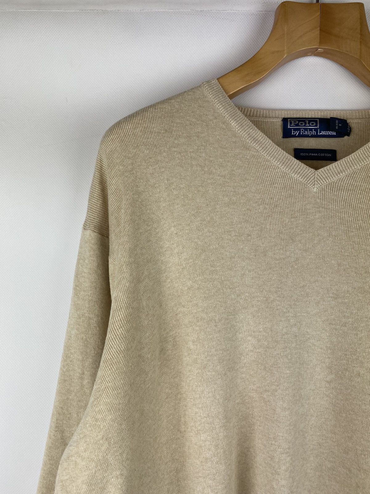 Vintage VTG 90s Polo by Ralph Lauren men’s v-neck sweater pullover Size US XXL / EU 58 / 5 - 6 Thumbnail