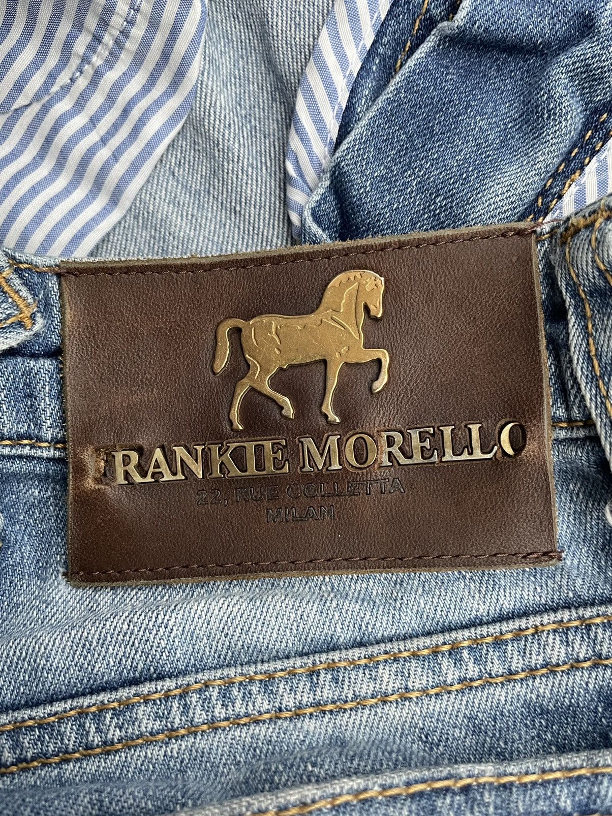 Frankie Morello Frankie Morello Slim Fit Denim Size US 30 / EU 46 - 14 Thumbnail