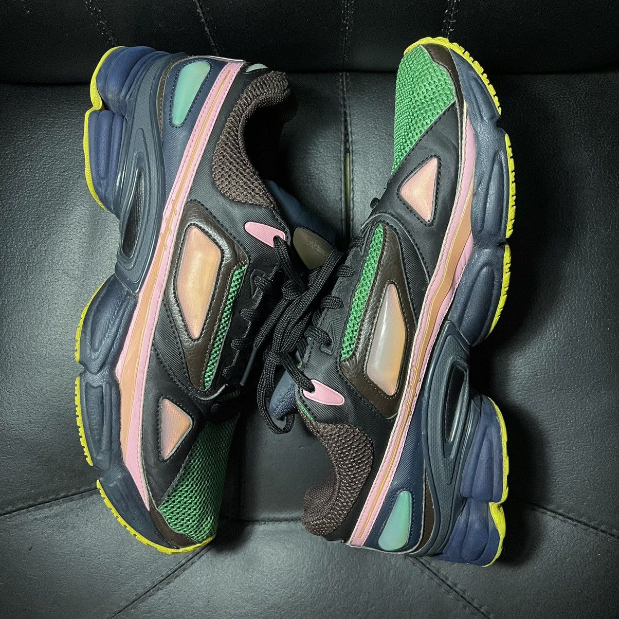 Adidas × Raf Simons Adidas raf simons ozweego 1 green brown Size US 10.5 / EU 43-44 - 5 Thumbnail