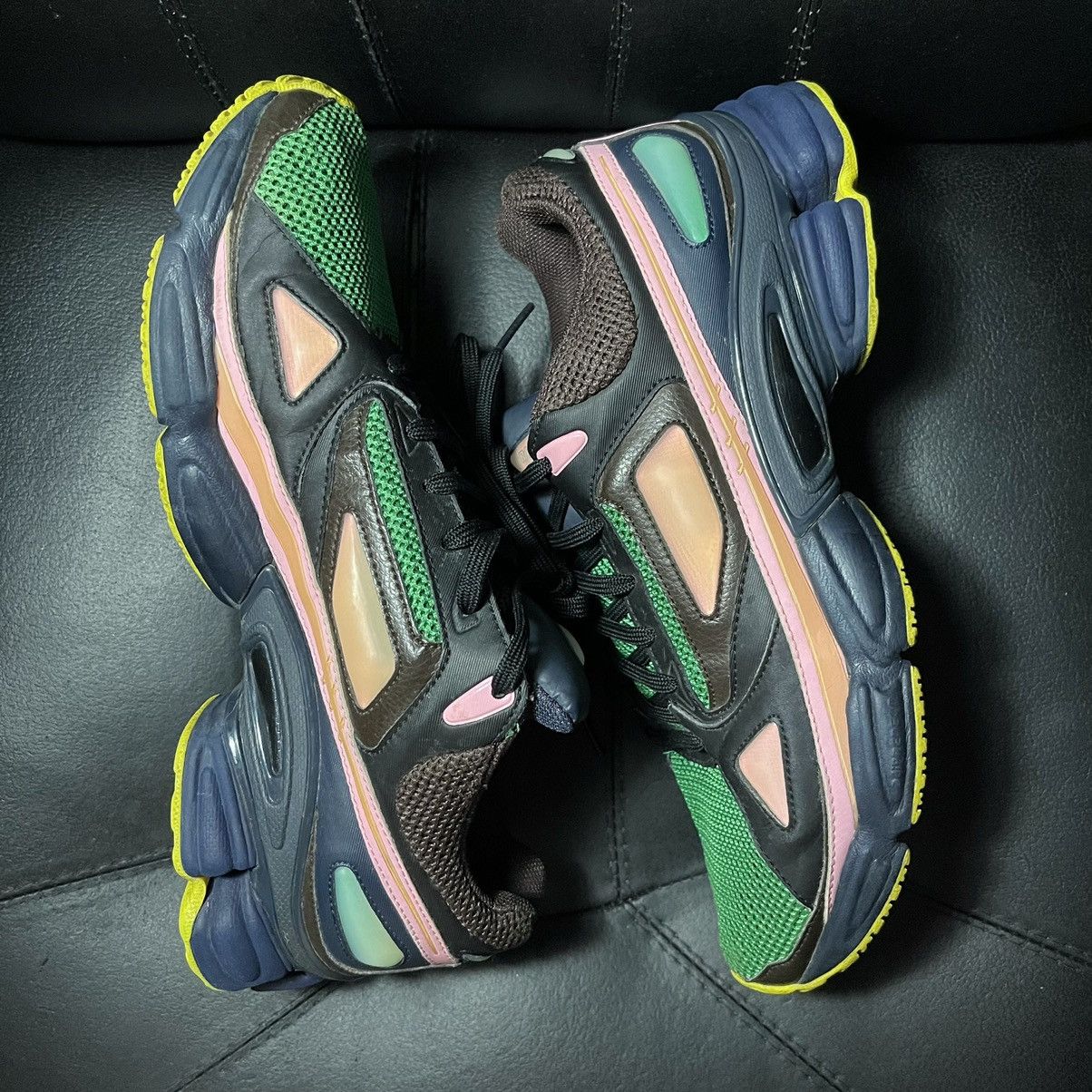 Adidas × Raf Simons Adidas raf simons ozweego 1 green brown Size US 10.5 / EU 43-44 - 6 Thumbnail