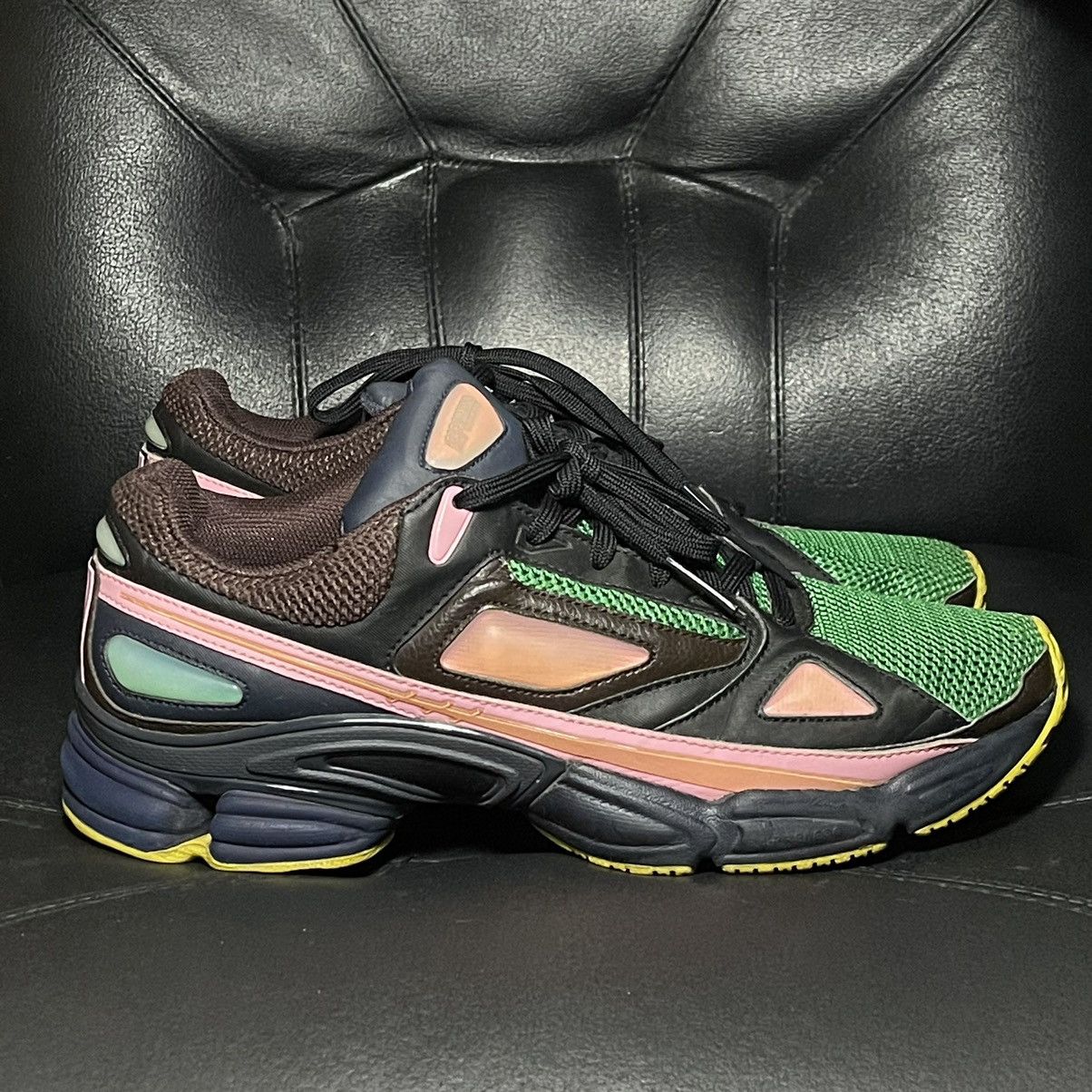 Adidas Raf Simons Ozweego Green Grailed