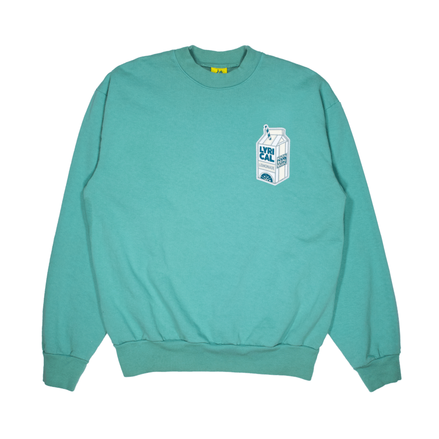 Lyrical Lemonade NEW The Carton Crewneck Sweatshirt in Ice Green Size US L / EU 52-54 / 3 - 1 Thumbnail