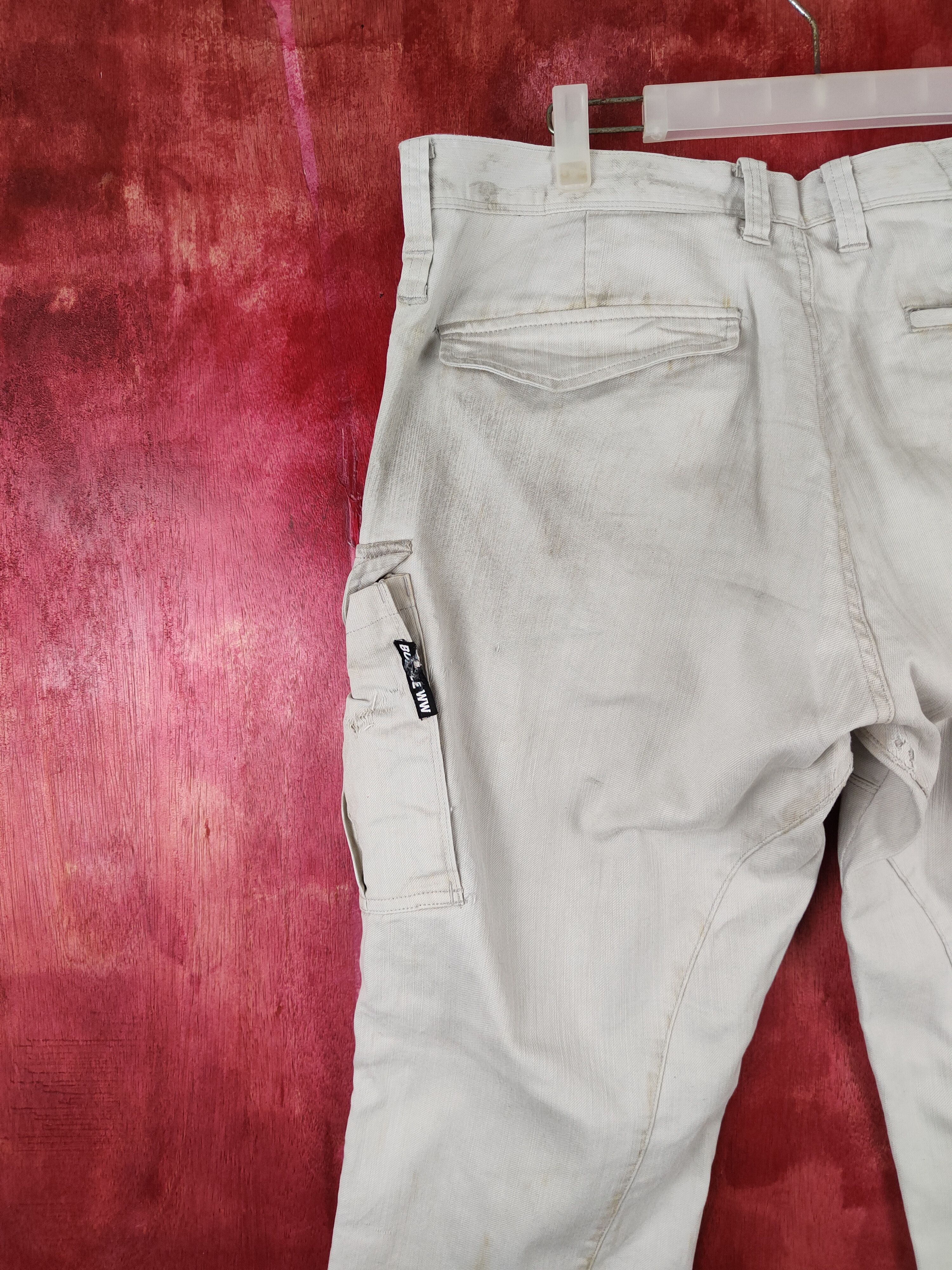 Japanese Brand × Vintage Burtle Beige Multi Pocket Tactical Cargo Pants #S708 Size US 36 / EU 52 - 11 Thumbnail