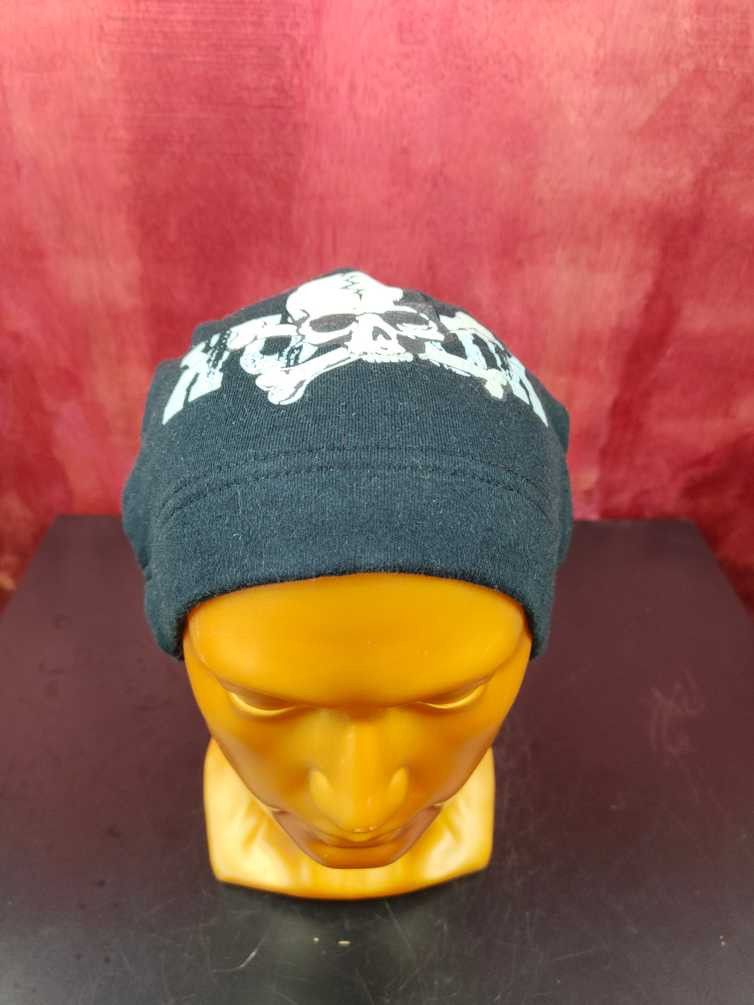 Japanese Brand DL Lock Heaven skull streetwear Black Beanie #S713 Size ONE SIZE - 5 Thumbnail