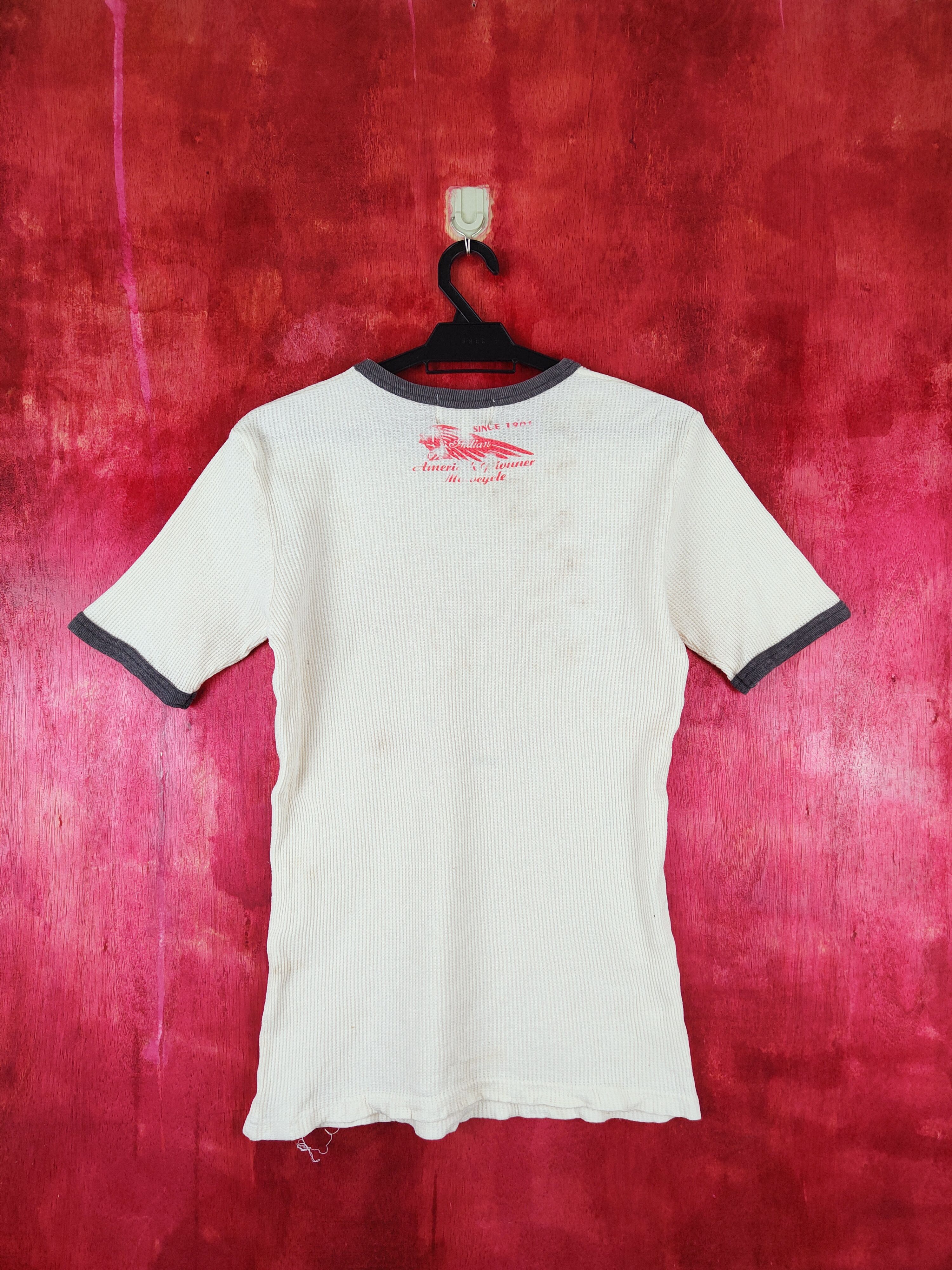 Indian Motorcycle Indian Motocycle vintage Cream Short Sleeve T-shirt #S707 Size L / US 10 / IT 46 - 8 Thumbnail