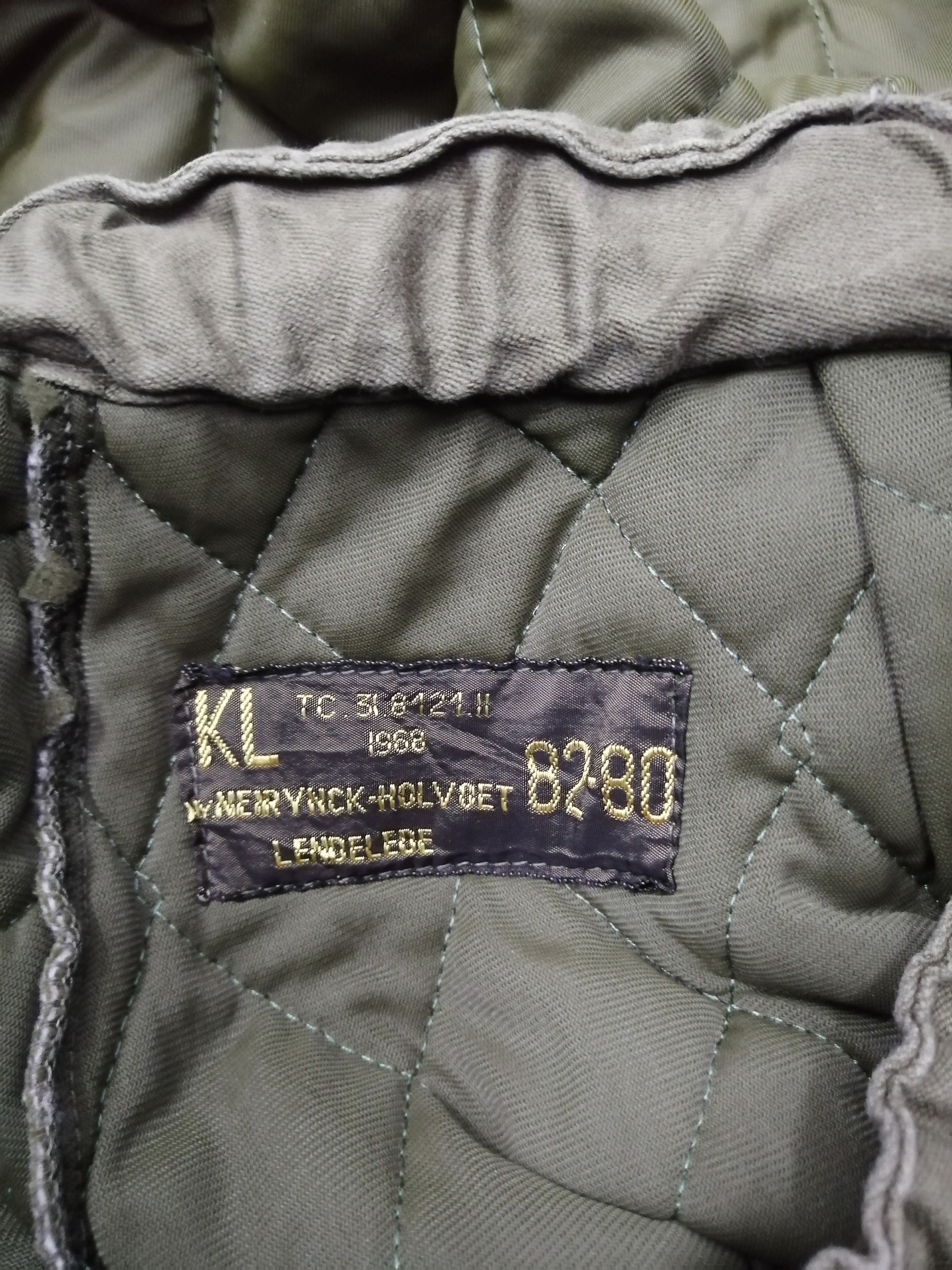 Vintage Vintage 60s Belgium Military Quilted Poplin Lining Pants Size US 30 / EU 46 - 6 Thumbnail