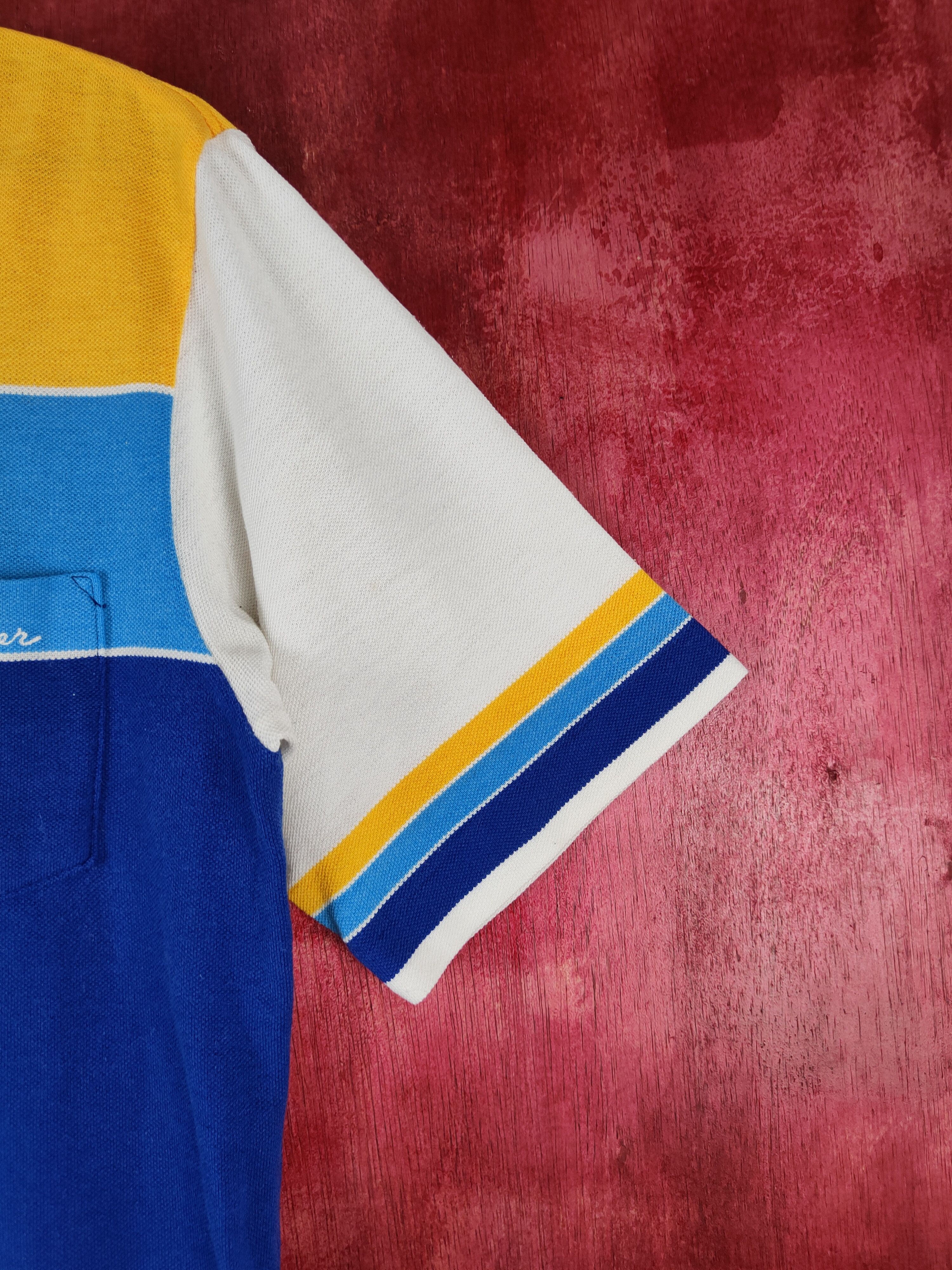 Japanese Brand × Vintage Arnold Palmer vintage Blue/White Polo T-shirt #S706 Size US M / EU 48-50 / 2 - 7 Thumbnail