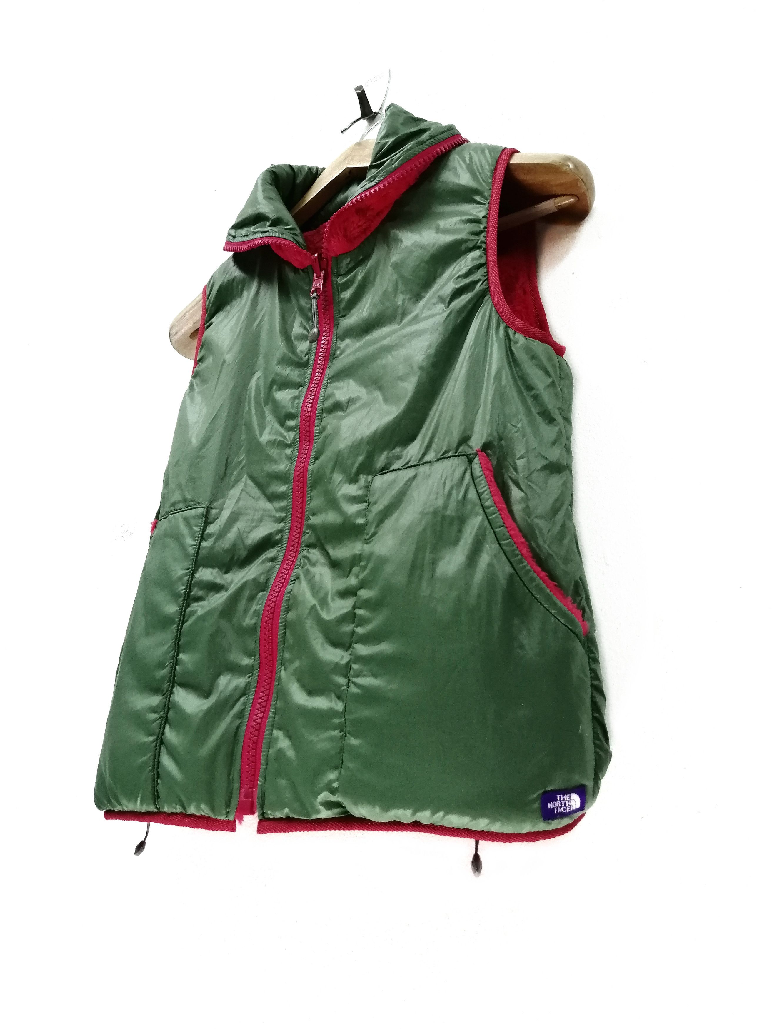 The North Face Tnf Purple Label Reversible Fleece Nylon Vest Size US S / EU 44-46 / 1 - 2 Thumbnail