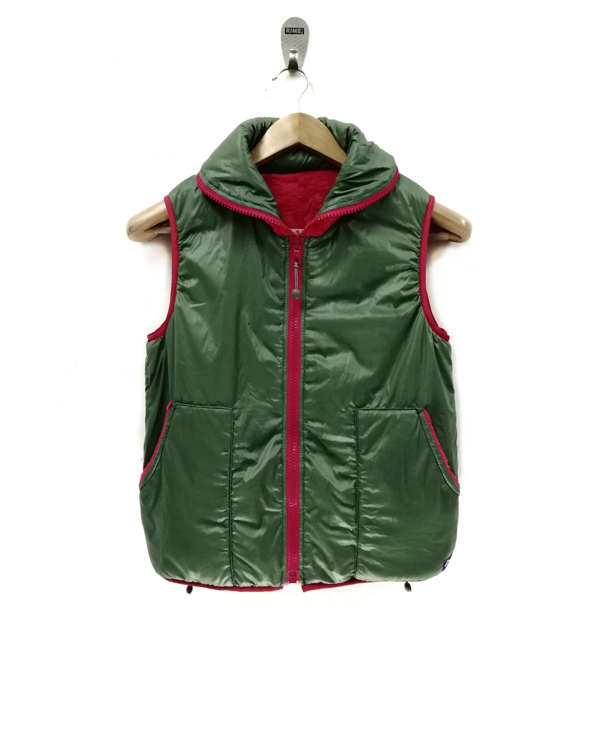 The North Face Tnf Purple Label Reversible Fleece Nylon Vest Size US S / EU 44-46 / 1 - 1 Thumbnail