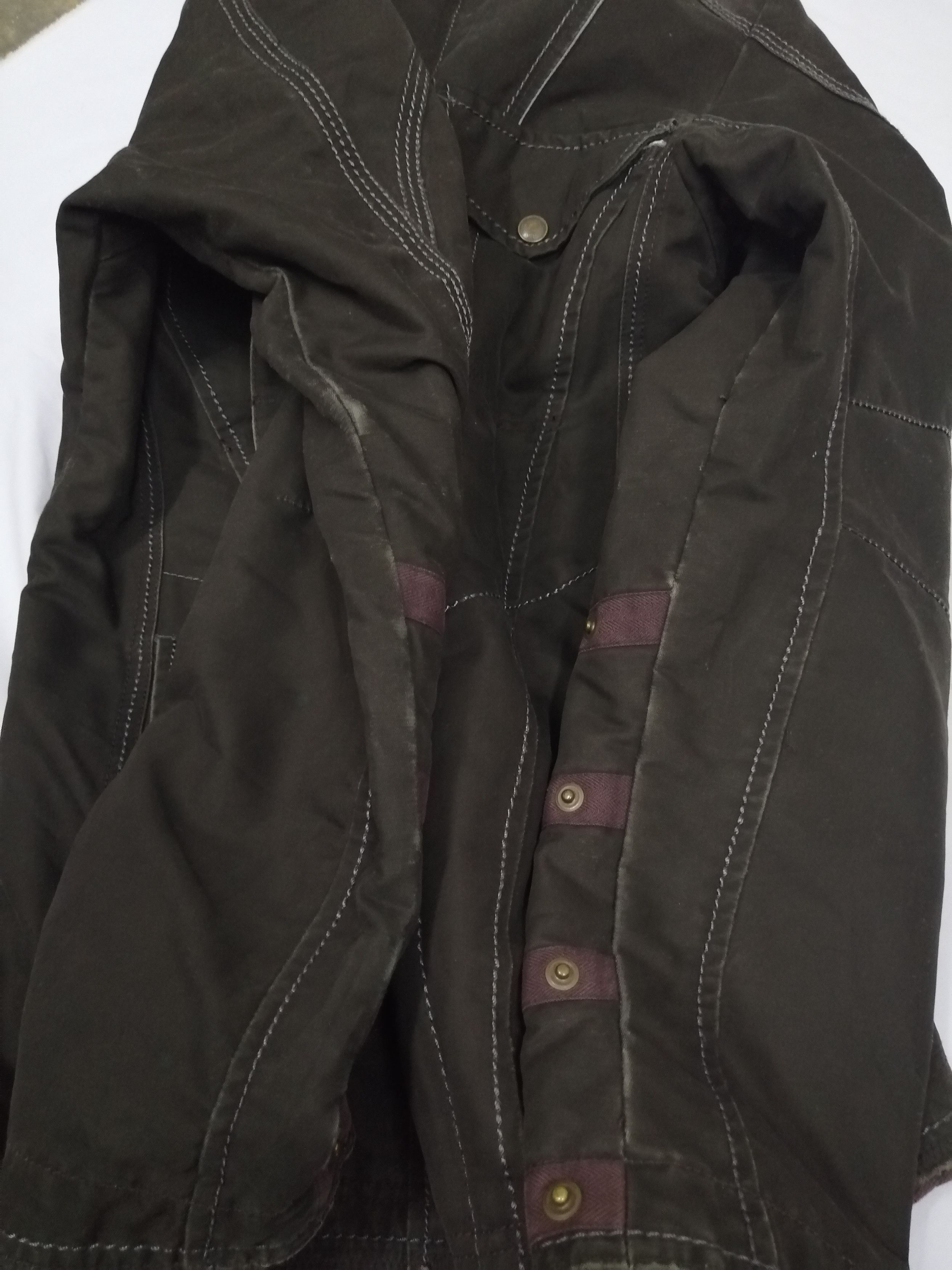 Marithe + Francois Girbaud MFG Bondage Asymmetric Distressed Jacket Size US S / EU 44-46 / 1 - 13 Thumbnail