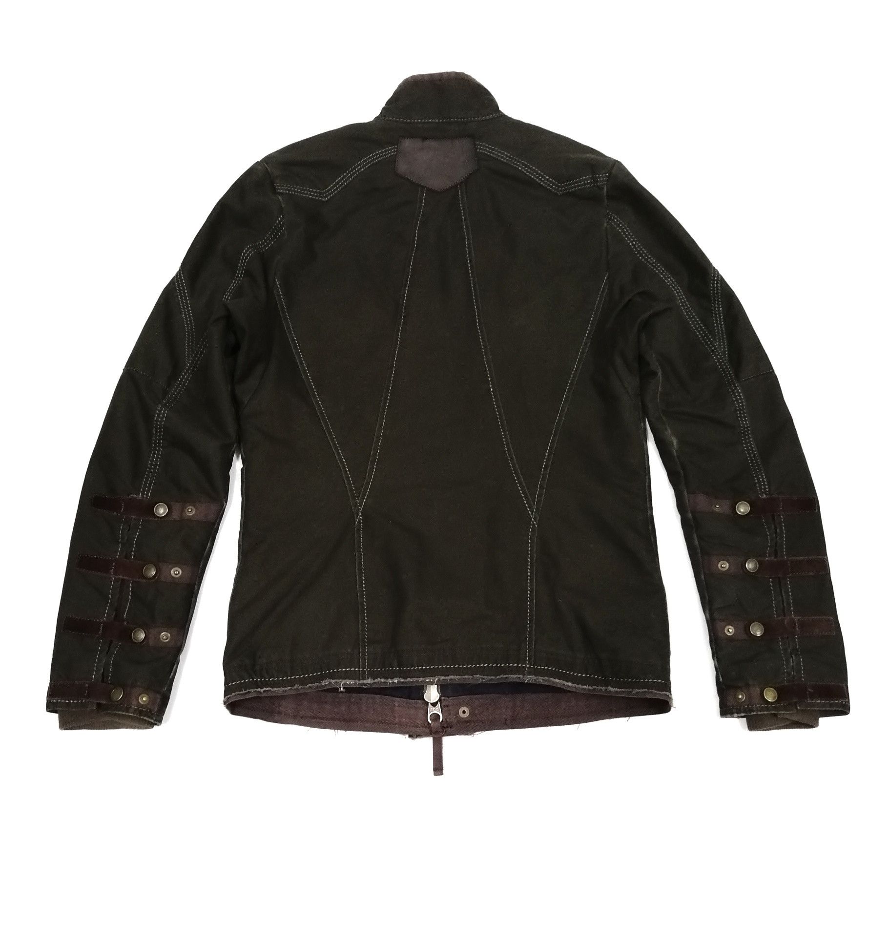 Marithe + Francois Girbaud MFG Bondage Asymmetric Distressed Jacket Size US S / EU 44-46 / 1 - 5 Thumbnail