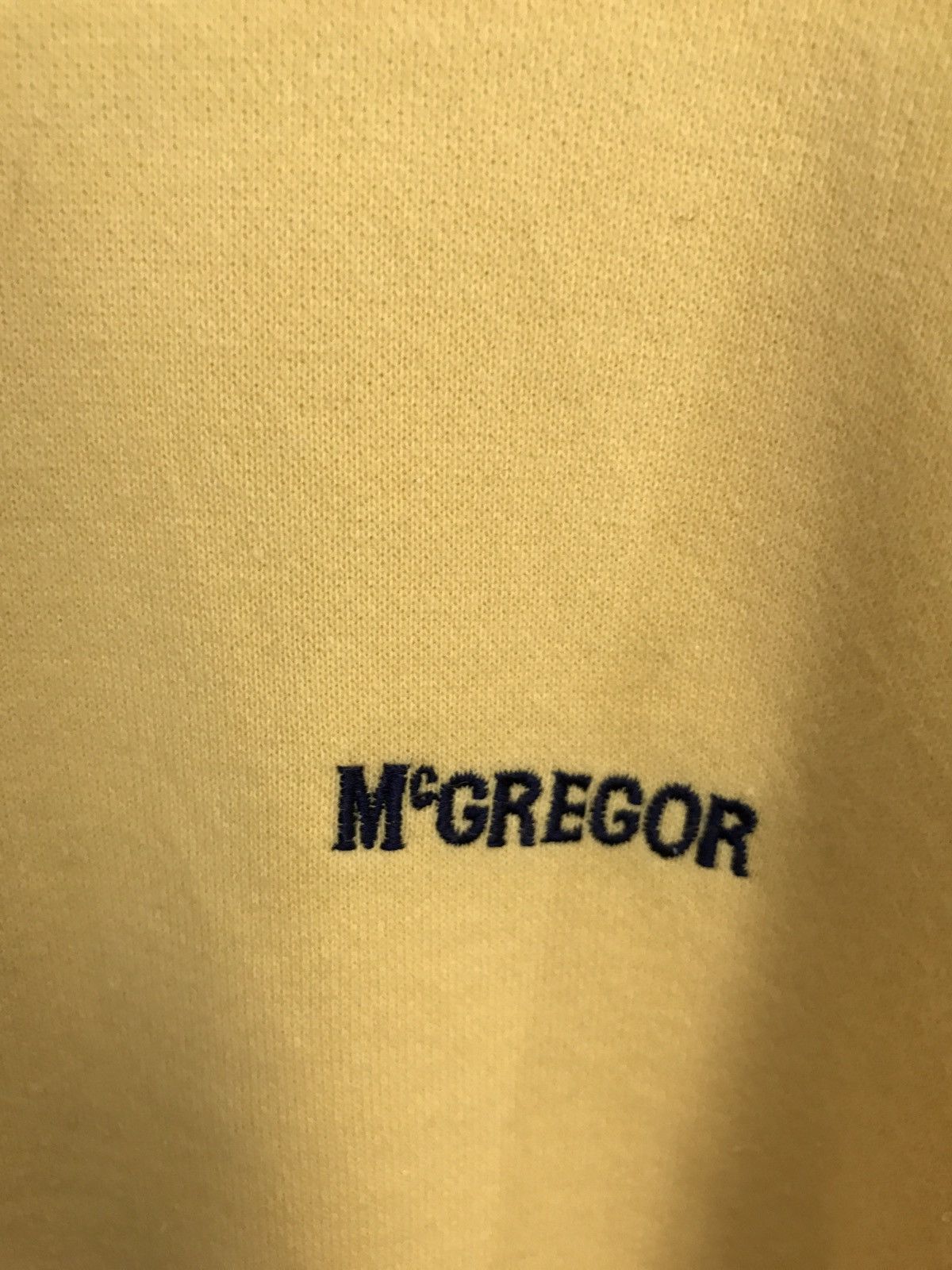 McGregor Vintage Made In Japan Mcgregor Yellow Crewneck Sweatshirt Size US M / EU 48-50 / 2 - 5 Thumbnail