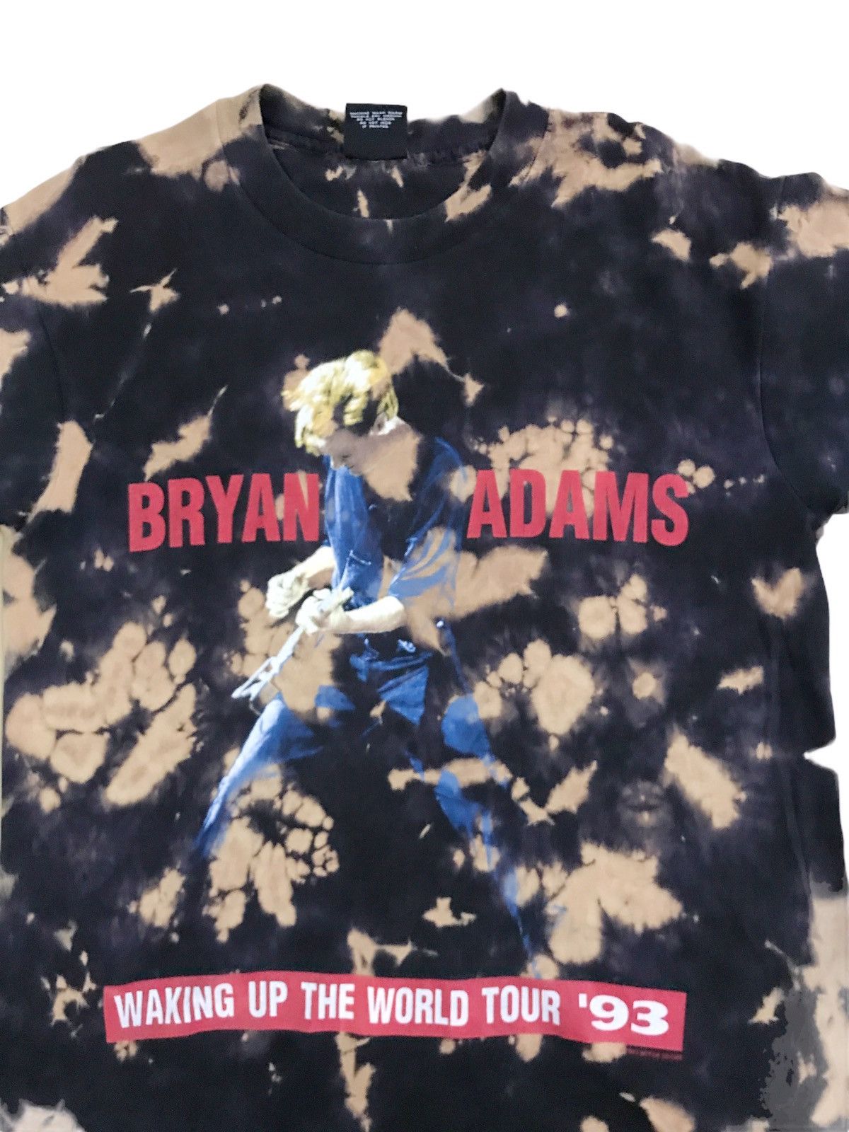 Band Tees × Vintage Vintage 90s Bryan Adams Tie Dye Tour Tee Size US L / EU 52-54 / 3 - 3 Thumbnail