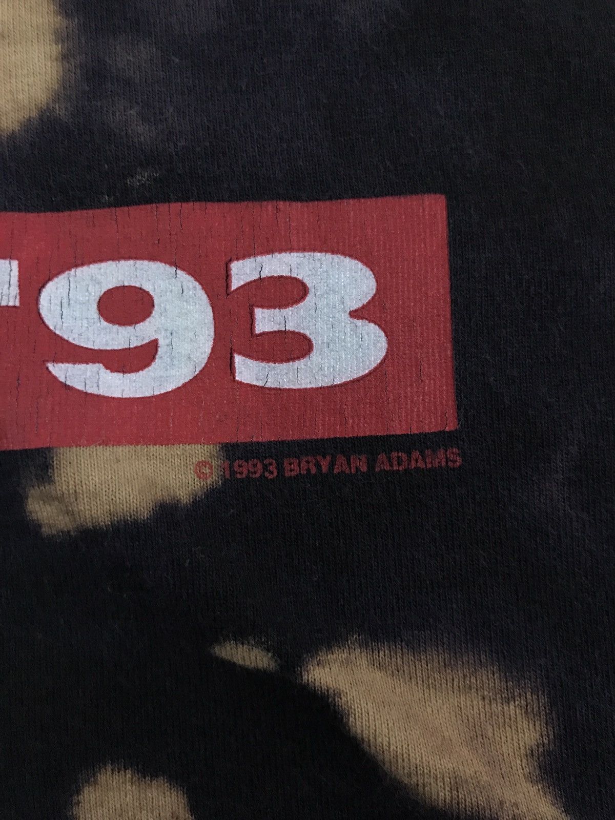 Band Tees × Vintage Vintage 90s Bryan Adams Tie Dye Tour Tee Size US L / EU 52-54 / 3 - 4 Thumbnail