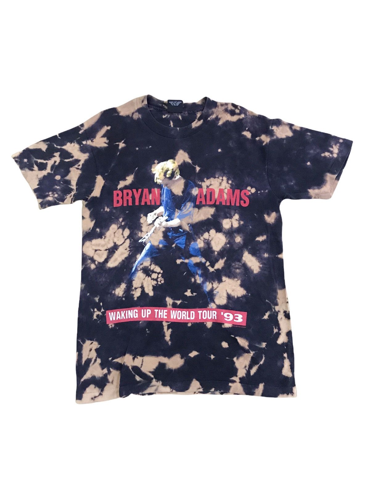 Band Tees × Vintage Vintage 90s Bryan Adams Tie Dye Tour Tee Size US L / EU 52-54 / 3 - 1 Thumbnail