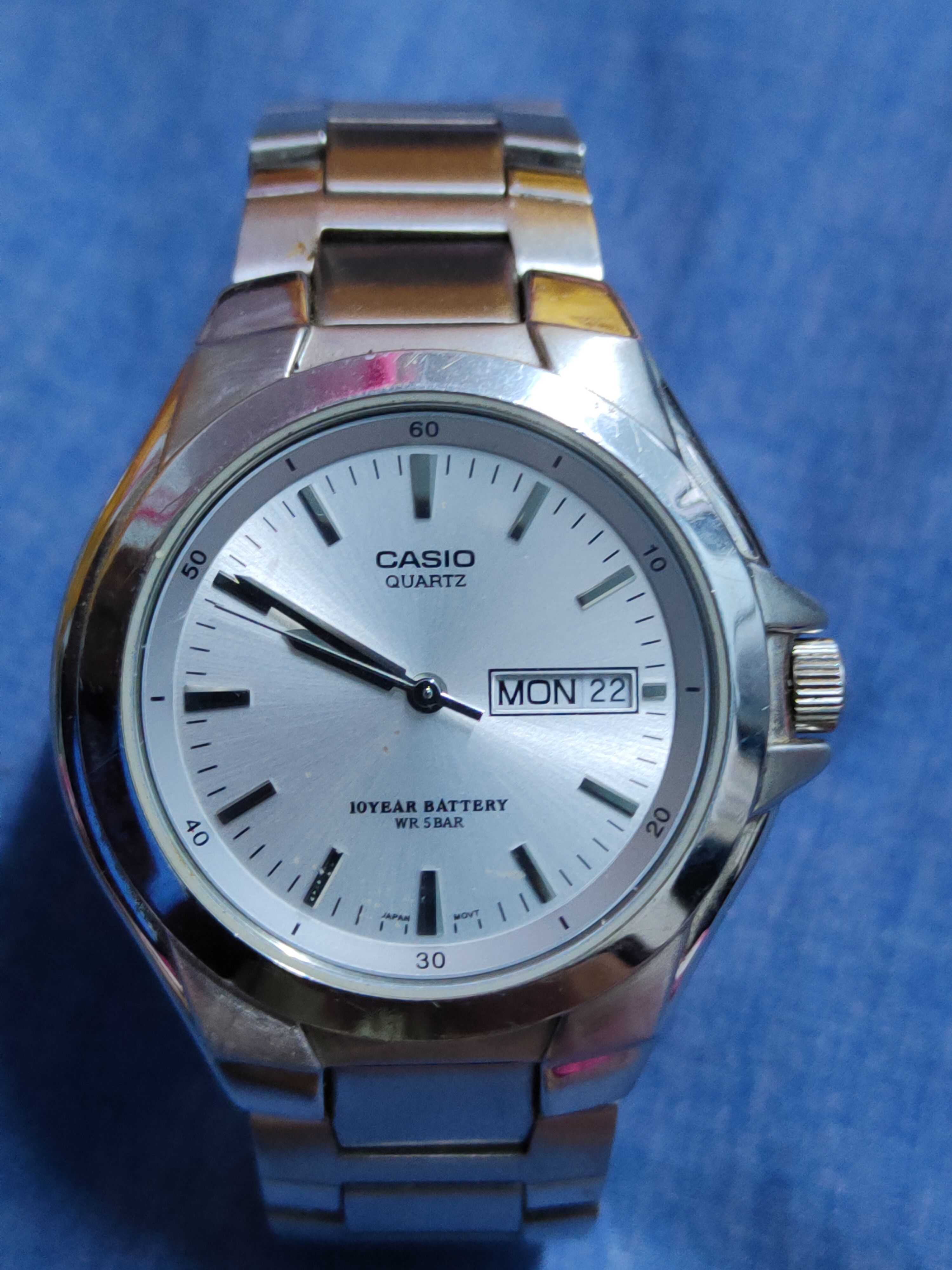 Casio Casio-Quartz Silver vintage Watch #J069S Size ONE SIZE - 6 Thumbnail