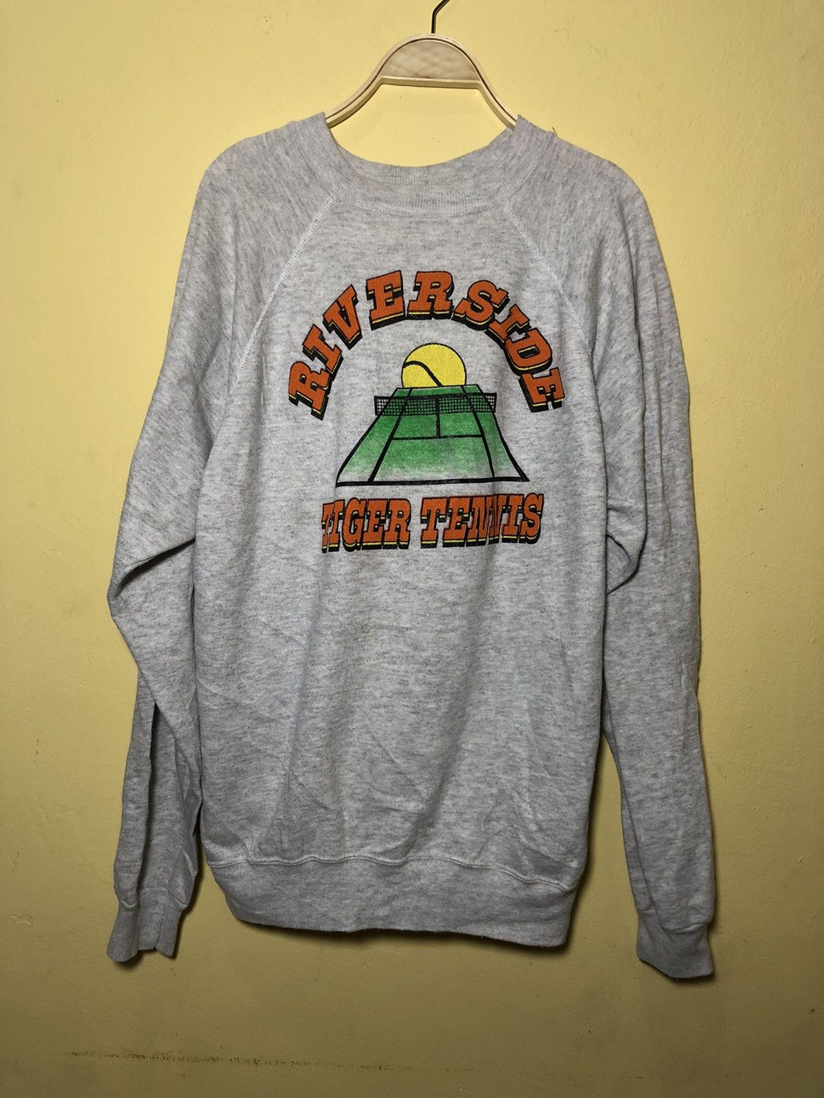 Vintage VINTAGE RIVERSIDE TIGER TENNIS SWEATSHIRT Size US L / EU 52-54 / 3 - 1 Thumbnail